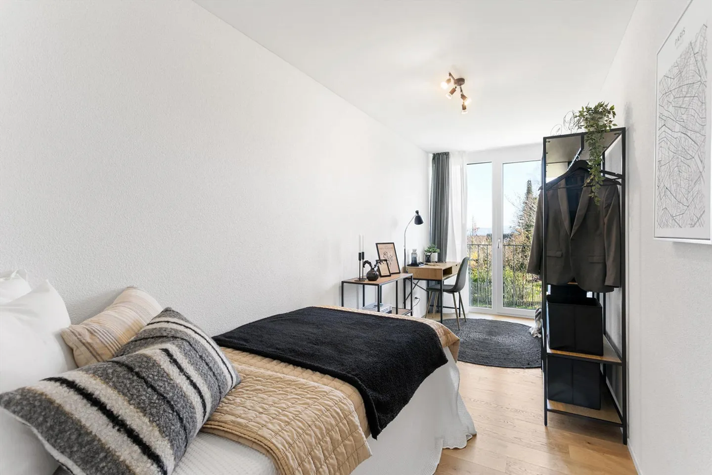Appartamento di 4,5 stanze di nuova costruzione nel quartiere di Bernrain, piano terra con un po' di vista sul lago - Foto 15 di 30