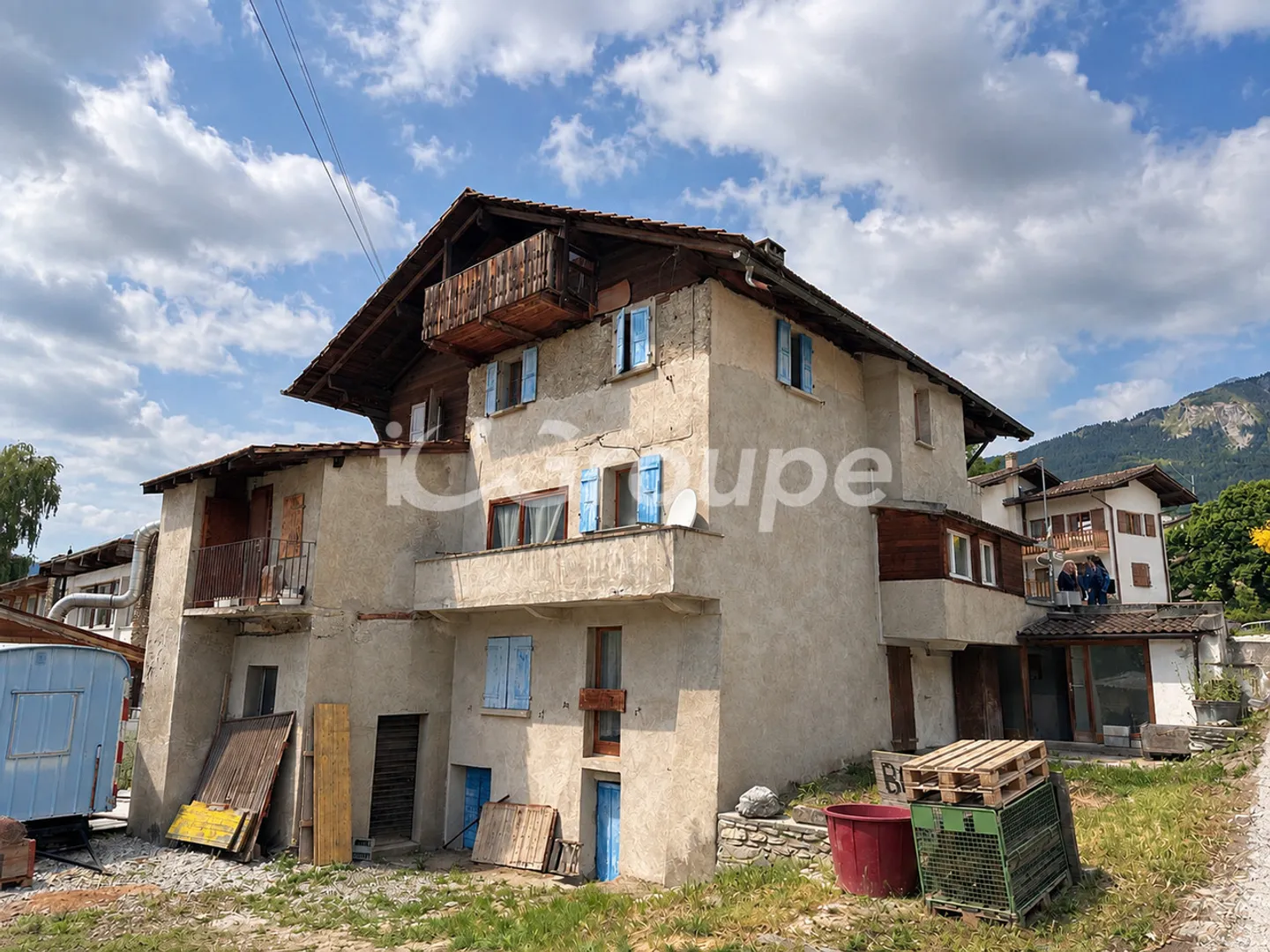 Casa di villaggio da ristrutturare a Champlan (Grimisuat) - Foto 1 di 11
