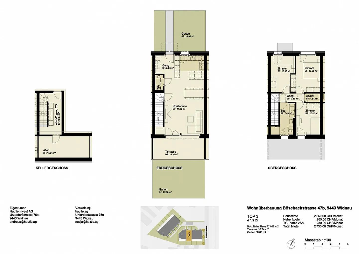 Stilvoller Neubau: 4.5-Zimmer-Reihenmittelhaus mit gehobenem Ausbaust - Foto 13 von 13