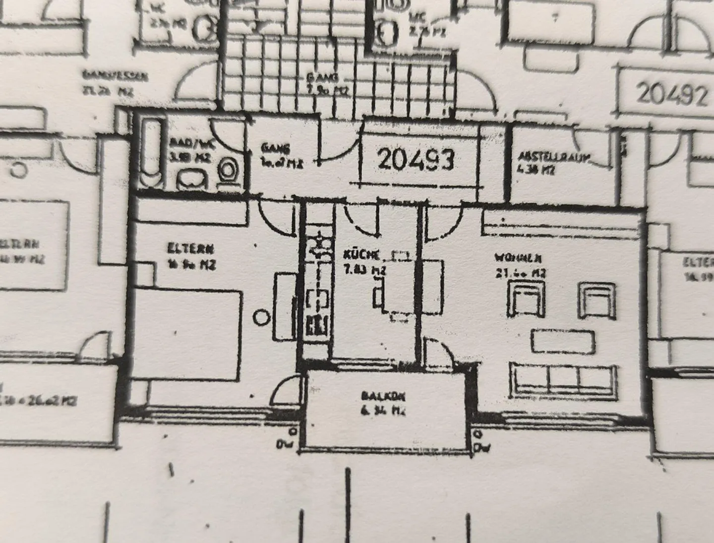 2.5 Zimmer mit Balkon - Foto 6 von 6