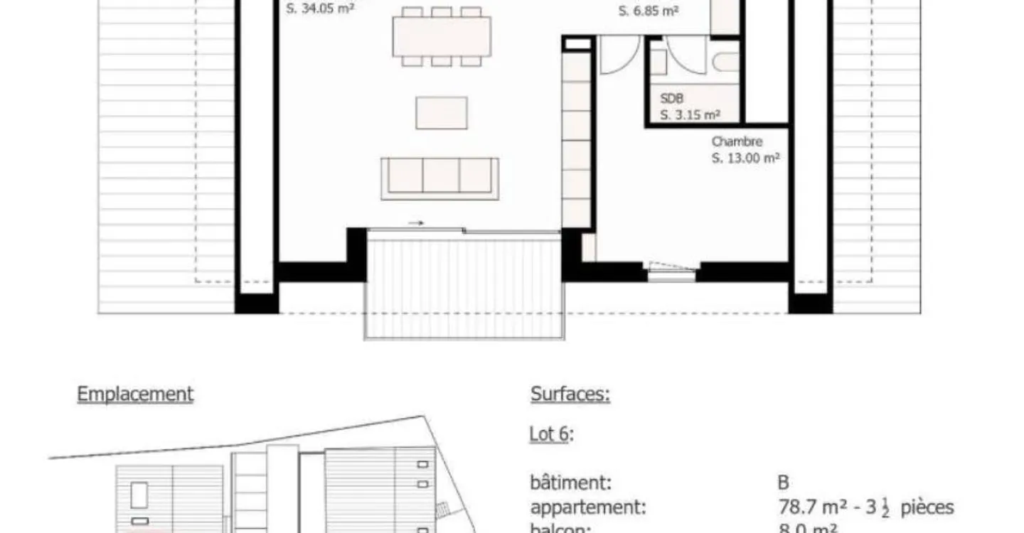 Appartement en attique avec vue - Photo 6 sur 11