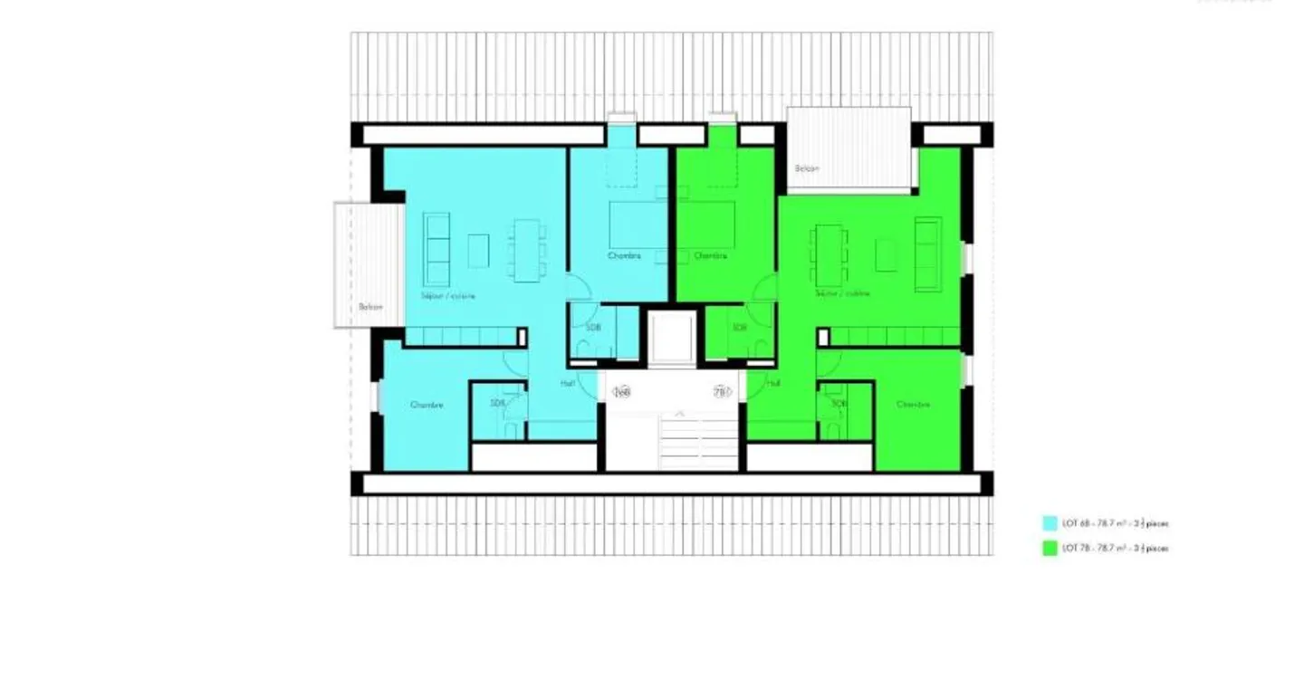 Appartement en attique avec vue - Photo 8 sur 11