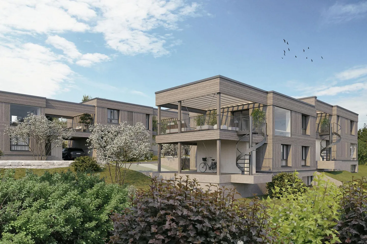 Modern 5.5-room single-family house in wooden construction - Photo 5 of 13