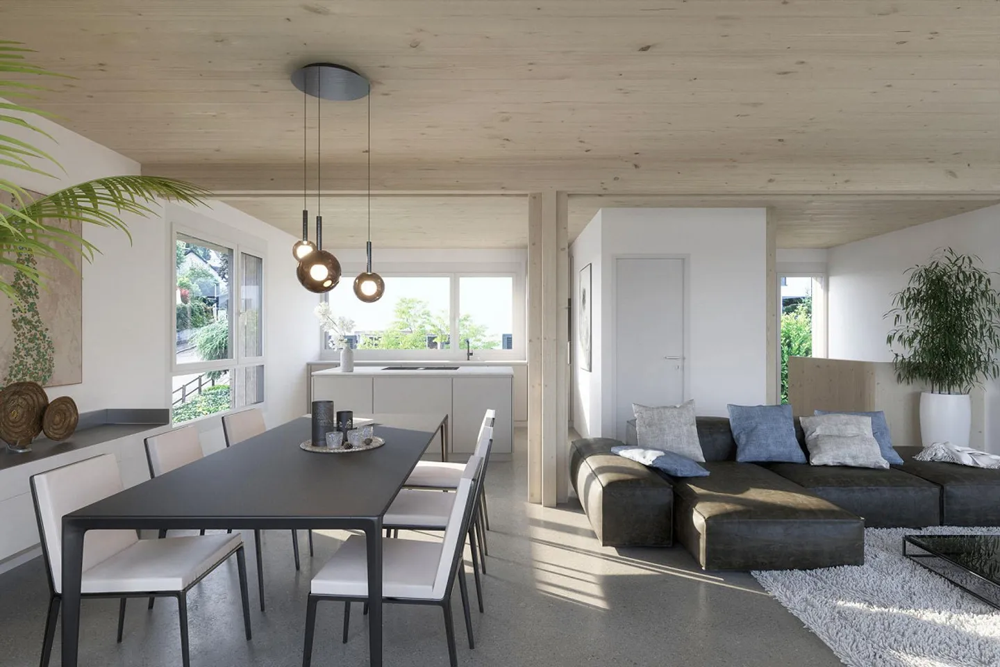 Modern 5.5-room single-family house in wooden construction - Photo 6 of 13