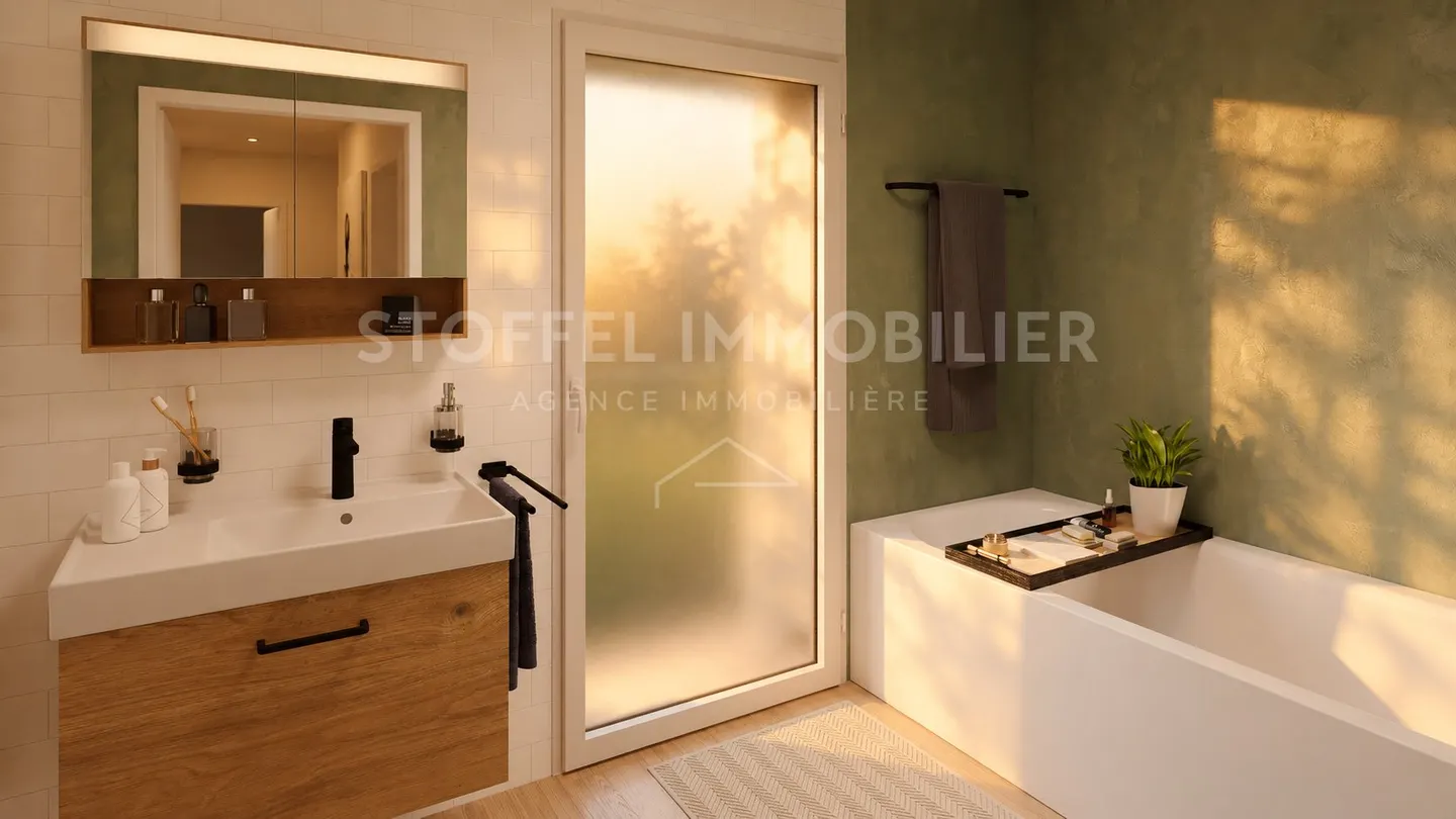 Spacieux appartement de 5 pièces neuf avec deux grands balcons - Foto 7 di 10