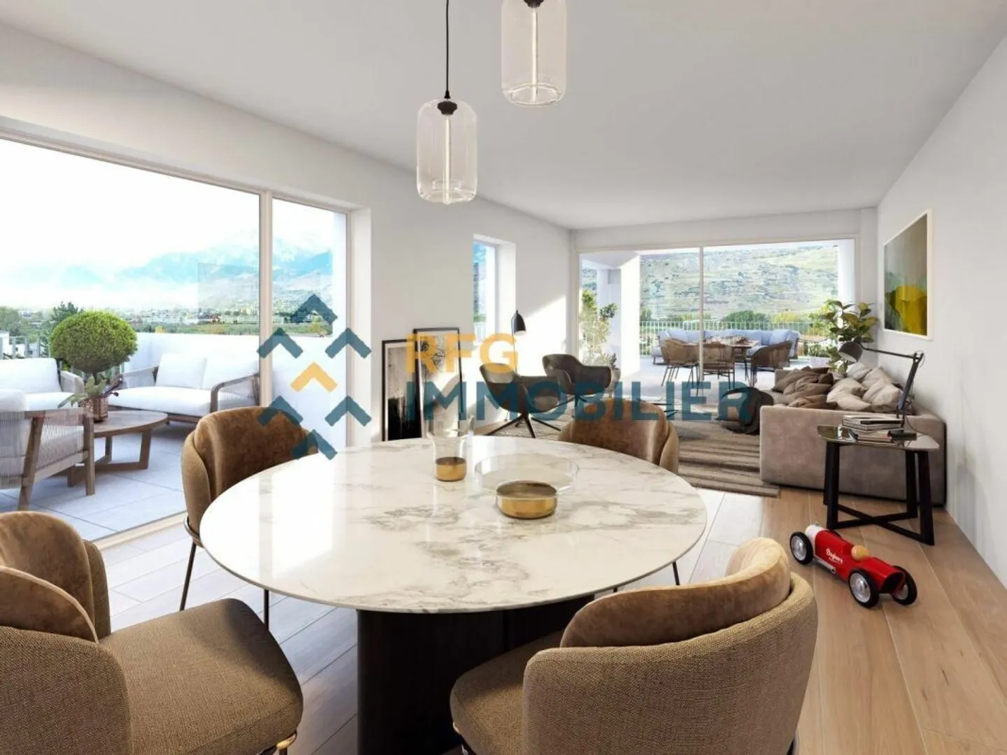 4,5-Zimmer-Wohnung in Sion - Foto 4 von 7