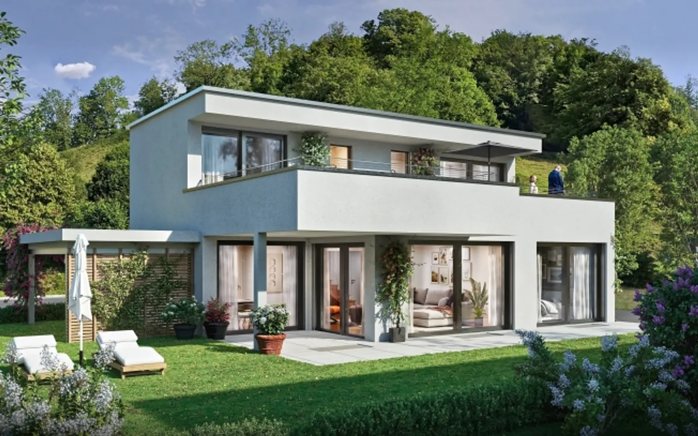 Nuovo progetto di costruzione - vita moderna con panorama e flessibilità - Foto 2 di 9