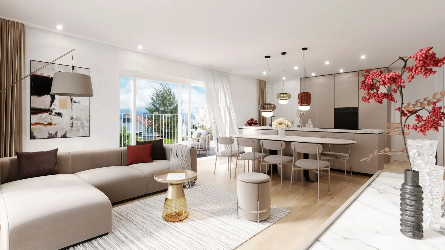 Moderne Attikawohnung mit Aussicht - Foto 1 von 4