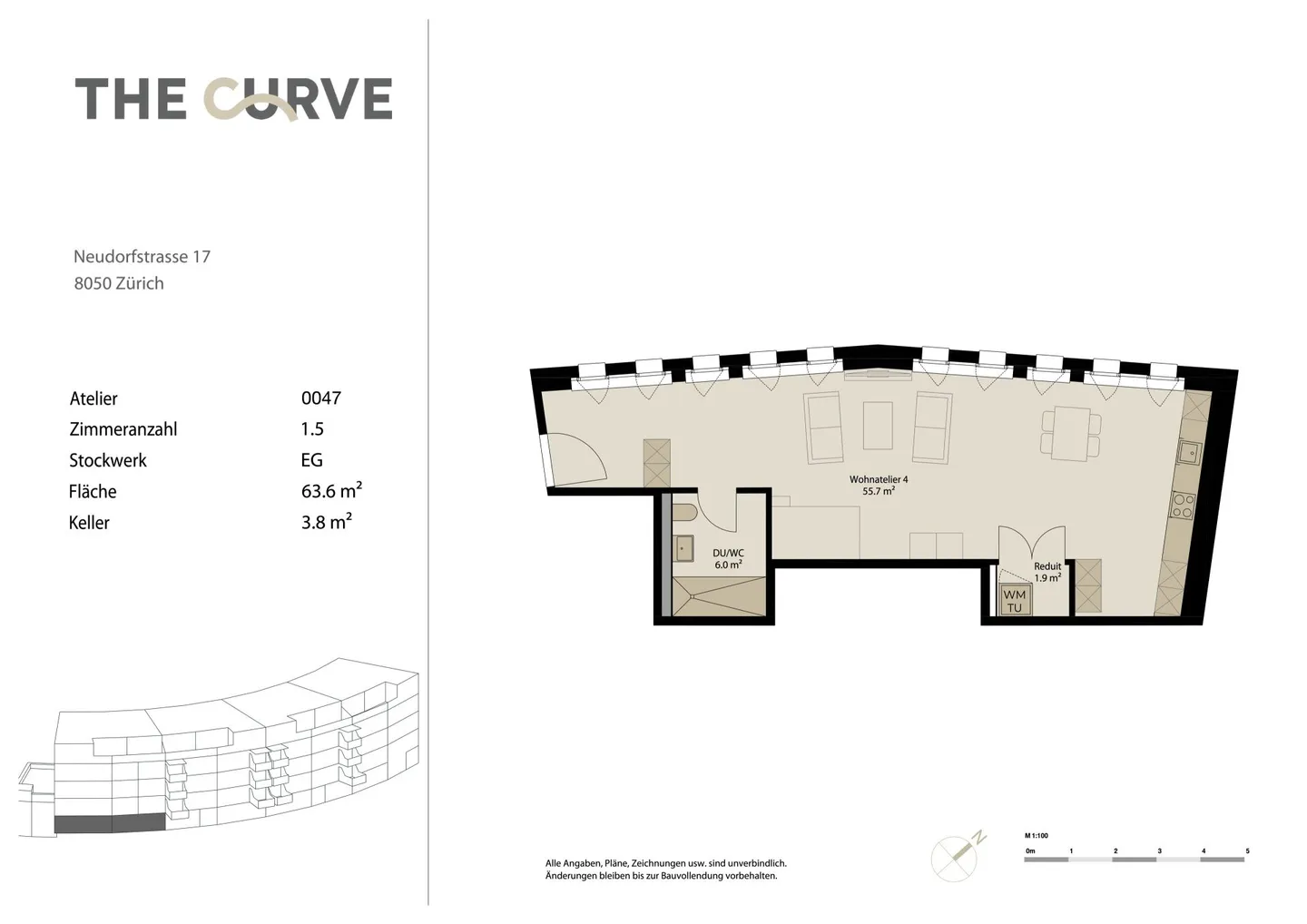 Appartement spacieux de 1,5 pièce avec des équipements de haute qualité - Photo 6 sur 6