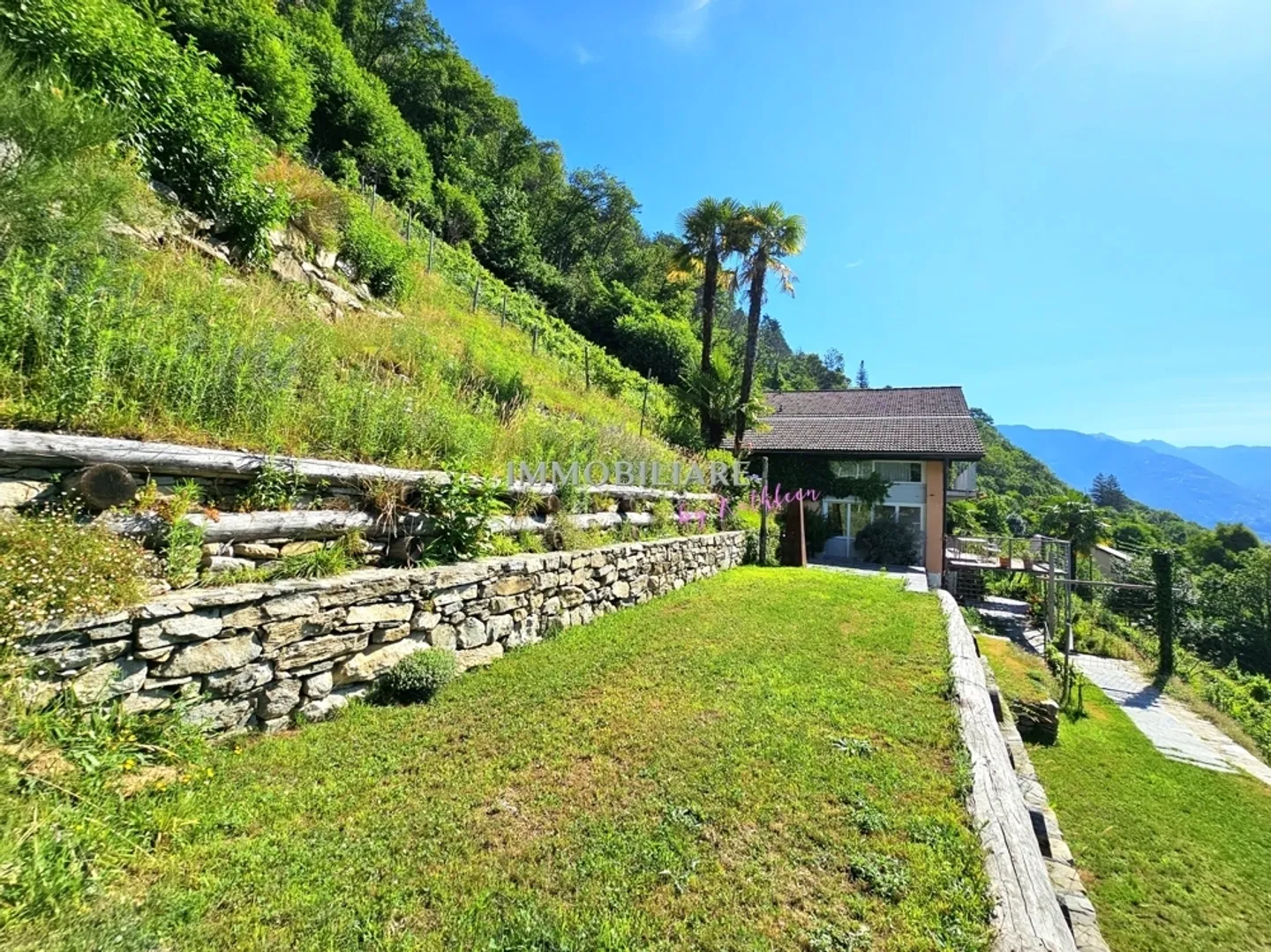 Ein besonderer Rückzugsort inmitten der Reben: saniertes Tessiner Haus - Foto 4 von 13