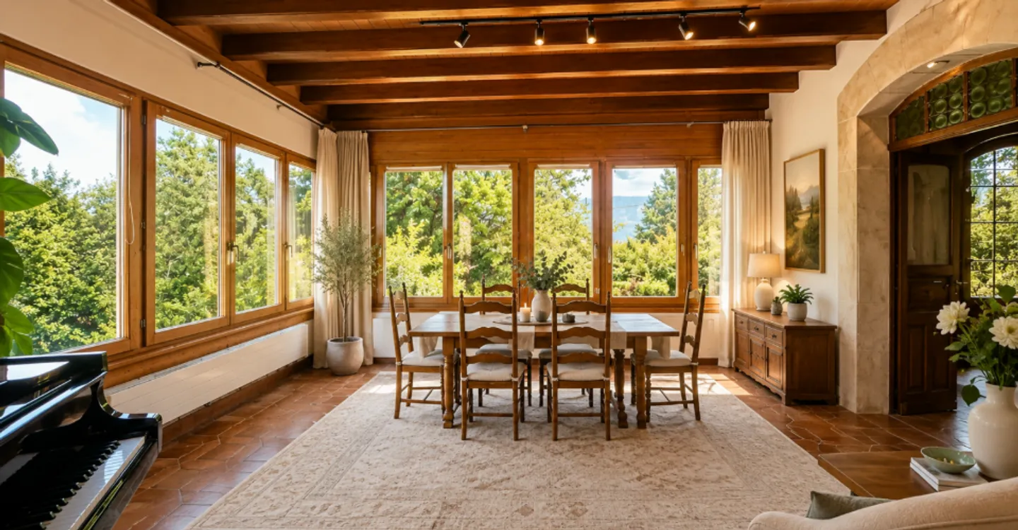 Characterful detached house - Unobstructed view of the Salève, large volume and strong potential for development. - Photo 5 of 12