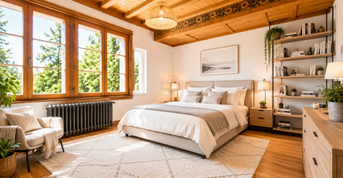 Characterful detached house - Unobstructed view of the Salève, large volume and strong potential for development. - Photo 9 of 12