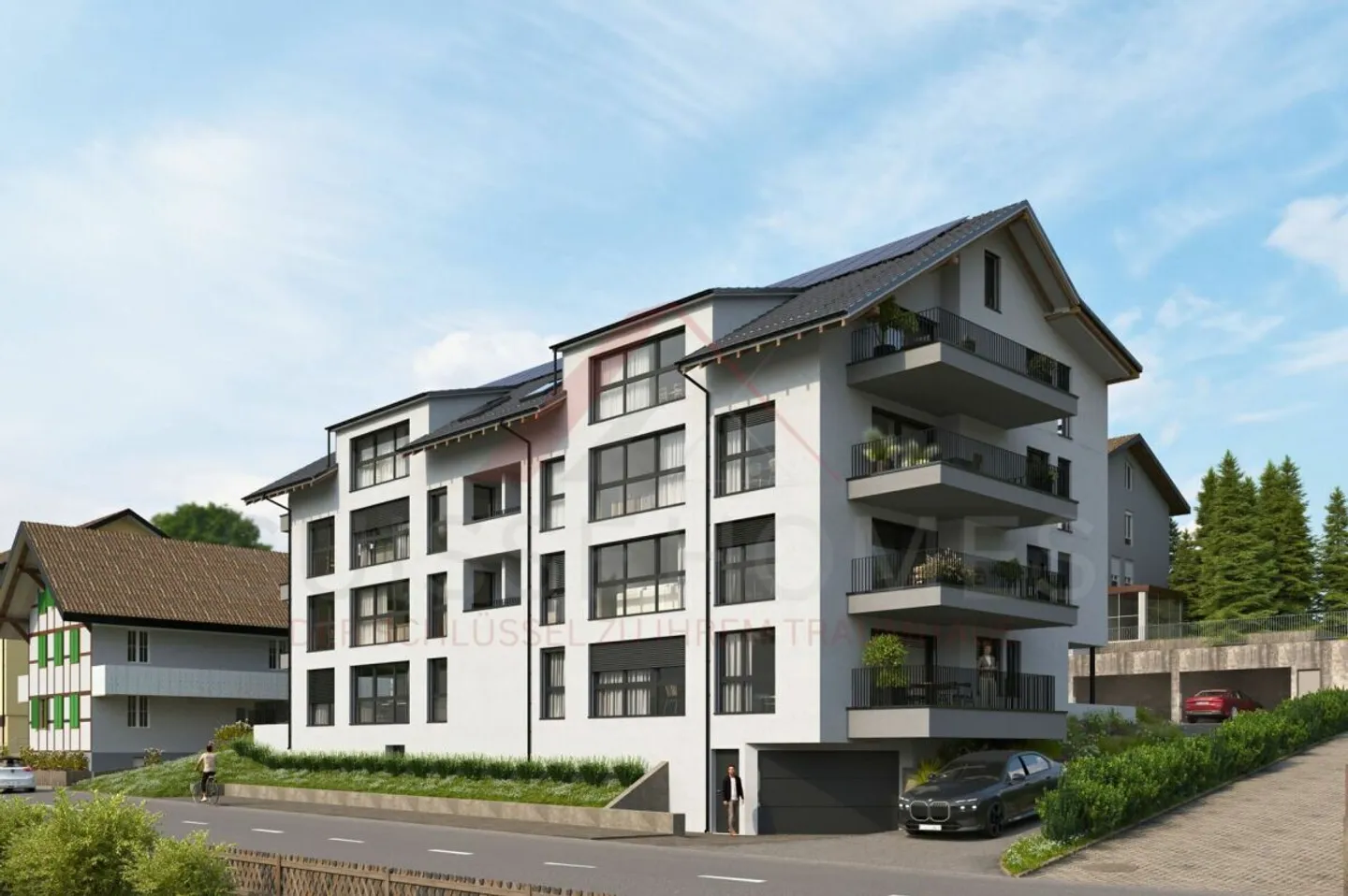 Hochwertiges Wohnen mit Stil & Raum - 5½-Zimmer-Eigentumswohnung «RESIDENCE CENTRO» (2. OG) Nord - Photo 1 sur 17