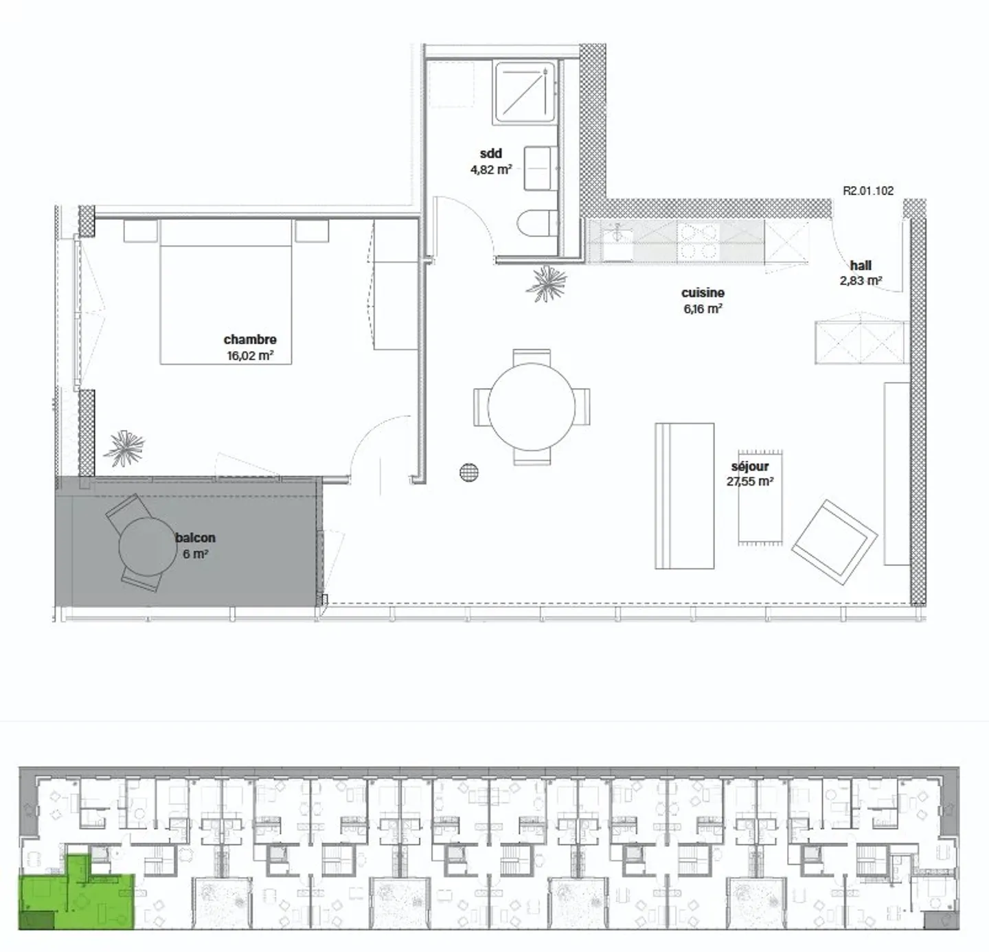 Charmant appartement 2.5 pièces - Photo 8 sur 8