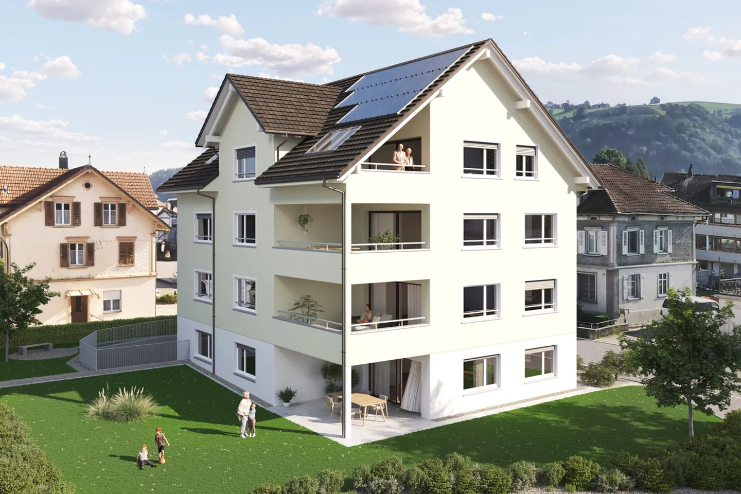 Penthouse apartment in the heart of Bütschwil ideal for couples & families - Photo 2 of 5