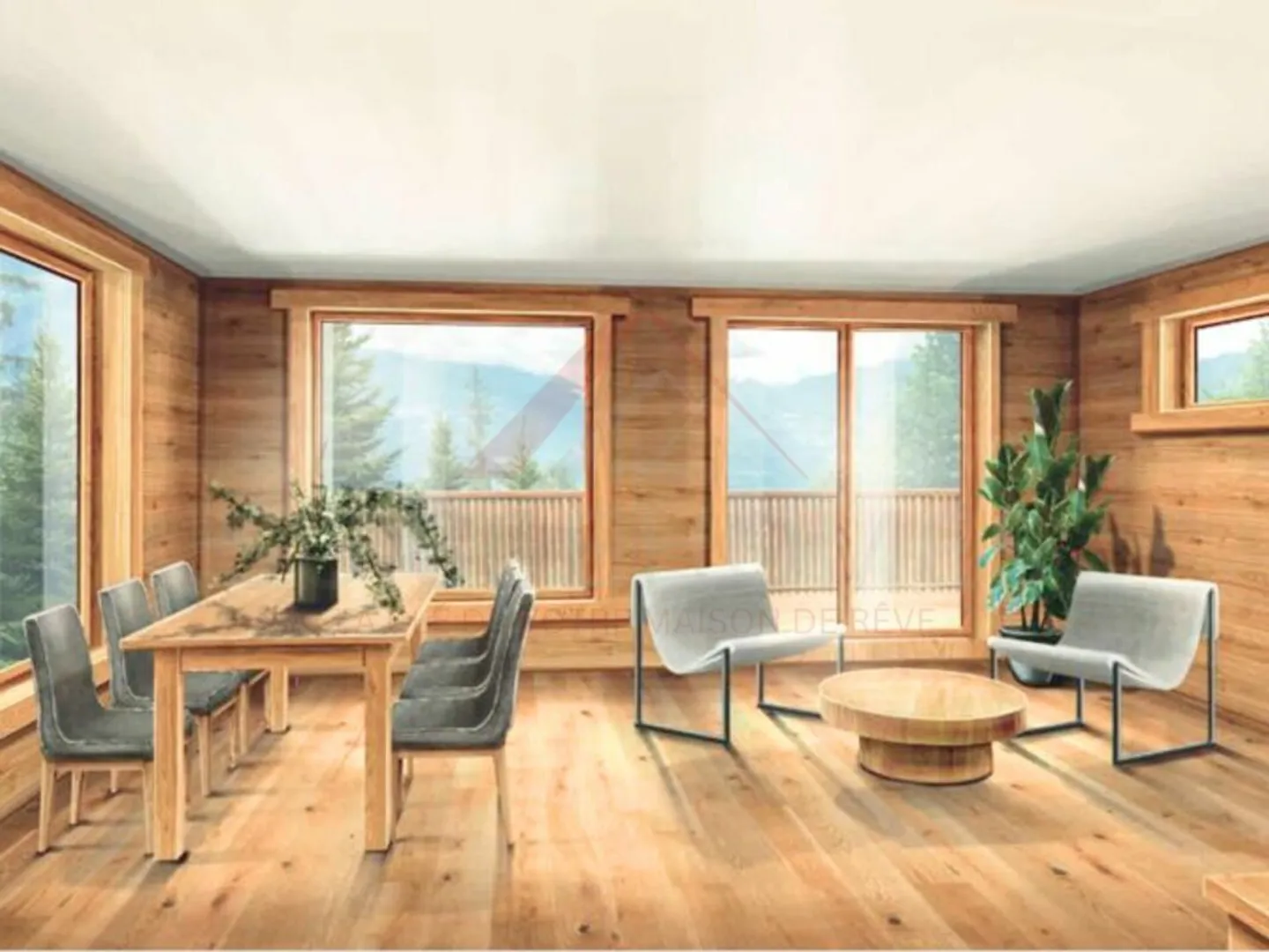 Between Sky and Mountains - Exceptional Chalet in Hauts de Savièse, Valais - Photo 3 of 8