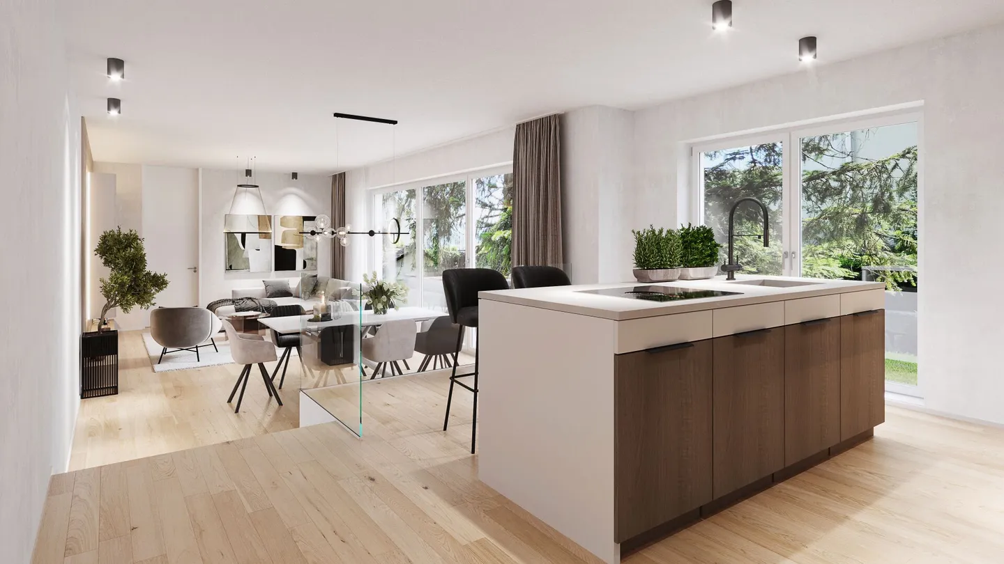 Nuovo progetto di costruzione Appartamento giardino 3.5 stanze - Foto 2 di 3