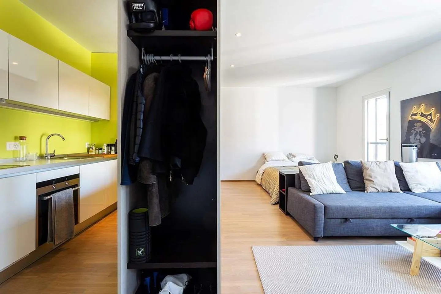 Rif. 2646 Lugano ampio monolocale arredato - Foto 3 di 8