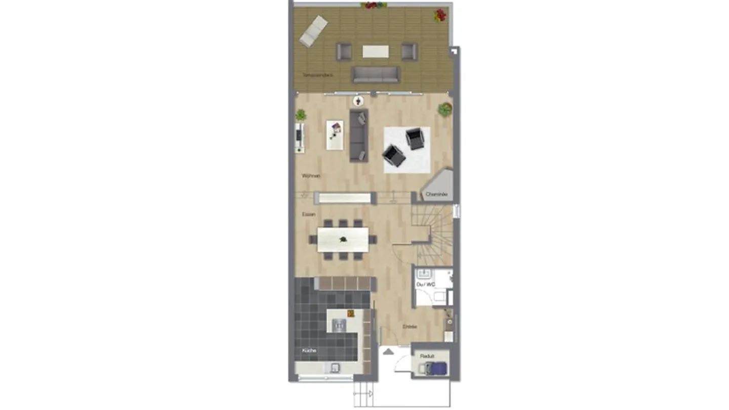 CASA 5½ STANZE A ZOLLIKOFEN (BE), ARREDATA, TEMPORANEA - Foto 9 di 10