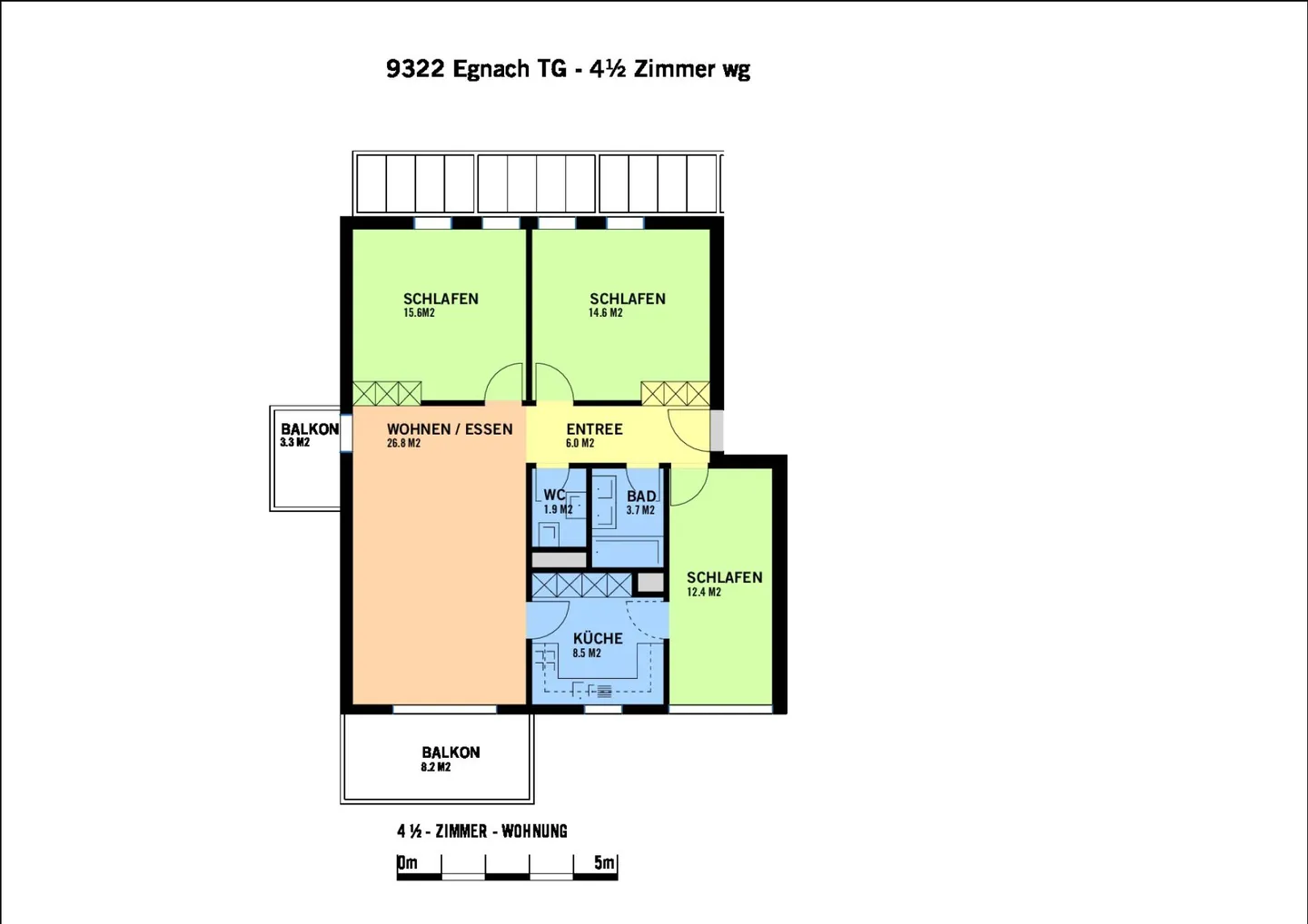 Gemütliche 4 1/2 Zimmer Familienwohnung - Foto 3 di 11
