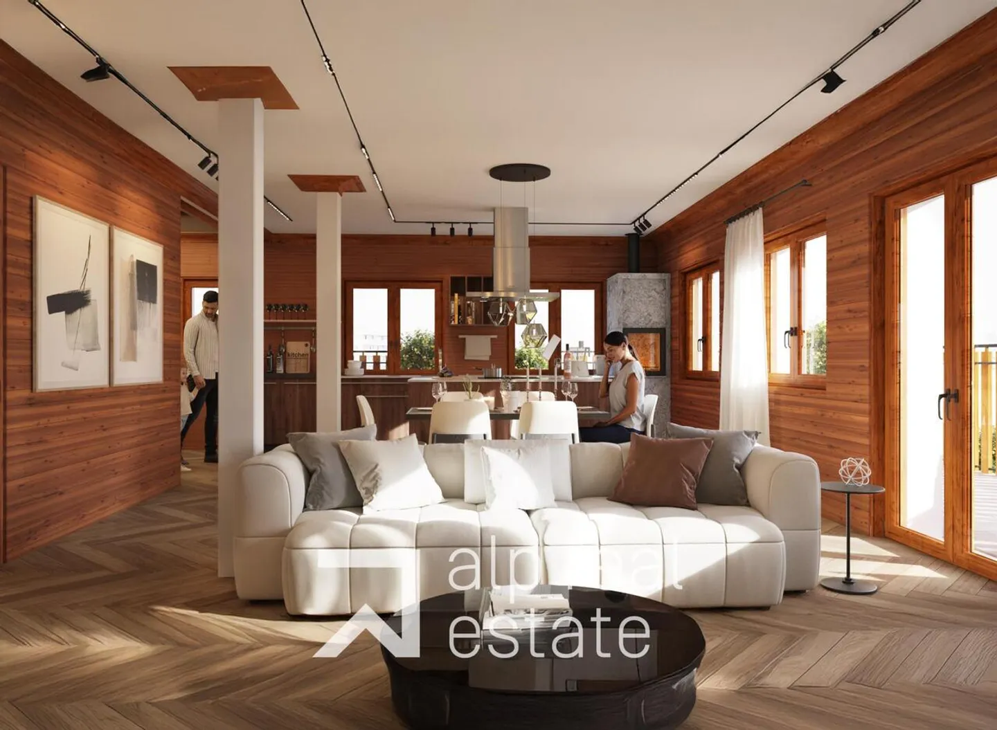 Appartement 3,5 pièces neuf traversant sur un étage complet avec vue panoramique - Photo 3 sur 9