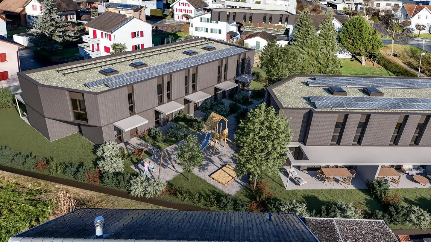 Maison de ville exclusive neuve avec 3,5 pièces, maison intelligente et privée - Photo 3 sur 13