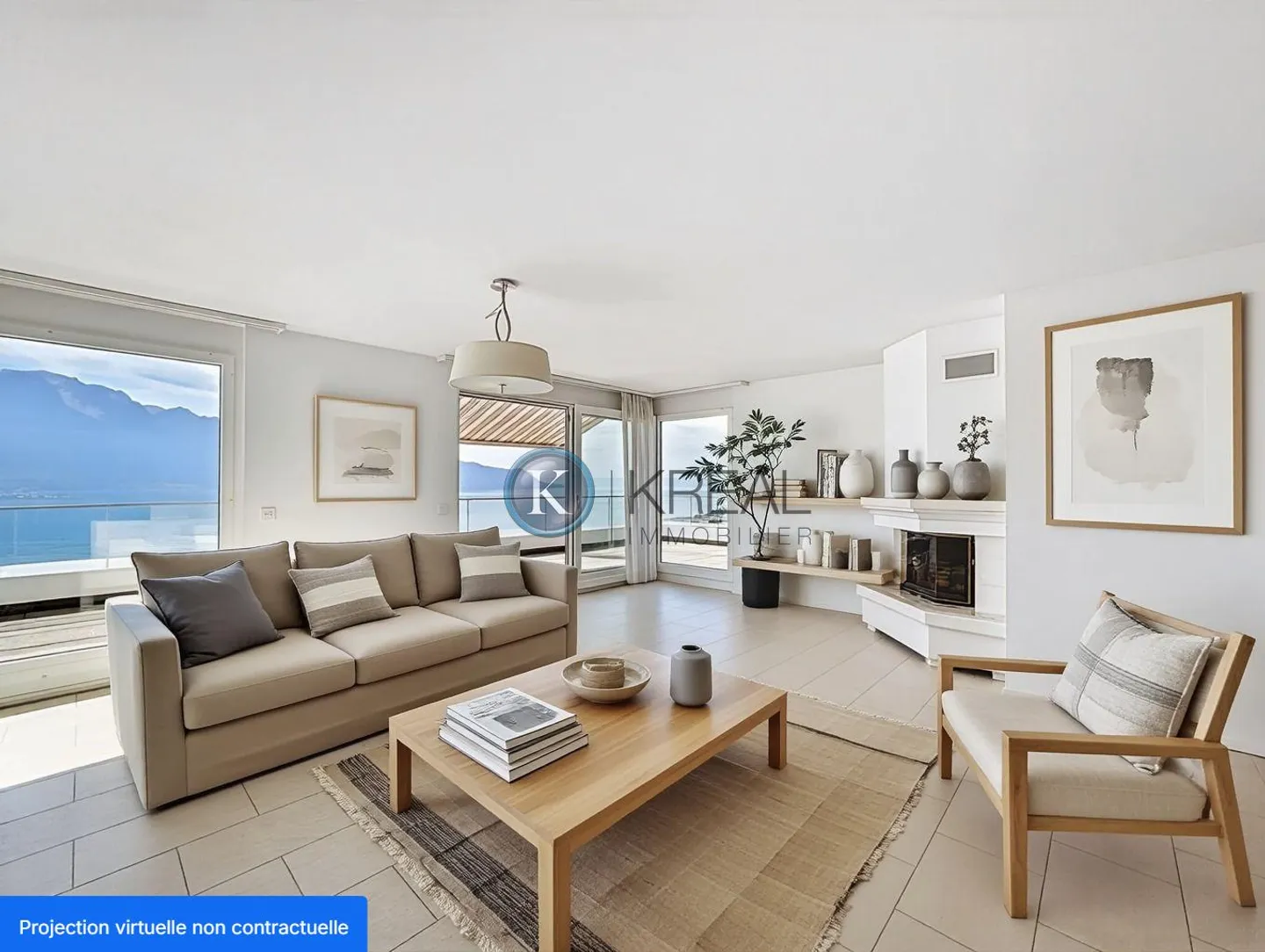 Außergewöhnliche 5.5-Zimmer-Wohnung mit Panoramablick - Foto 1 von 7