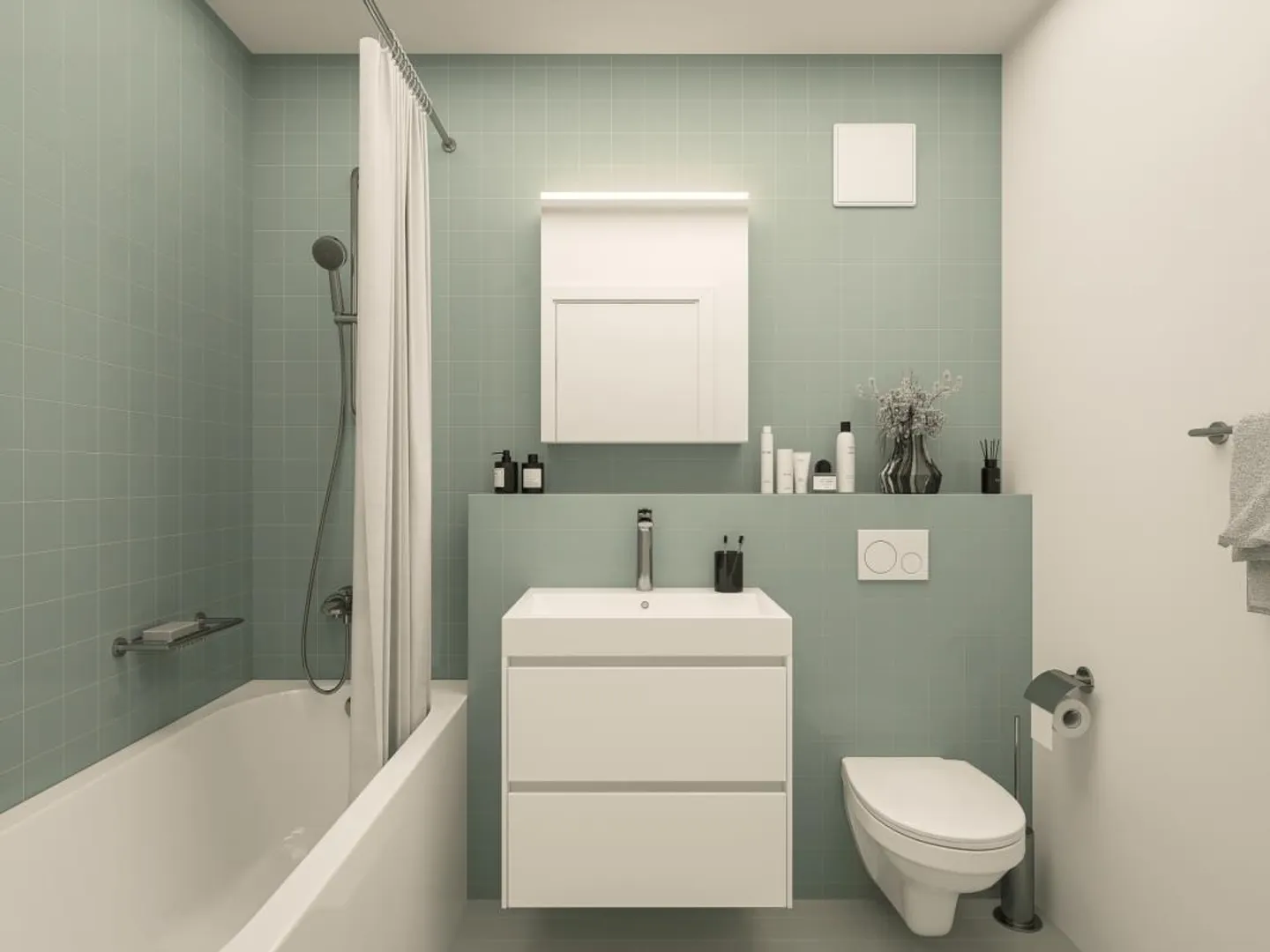 Appartement 1 pièce fraîchement rénové à Köniz - Photo 2 sur 5