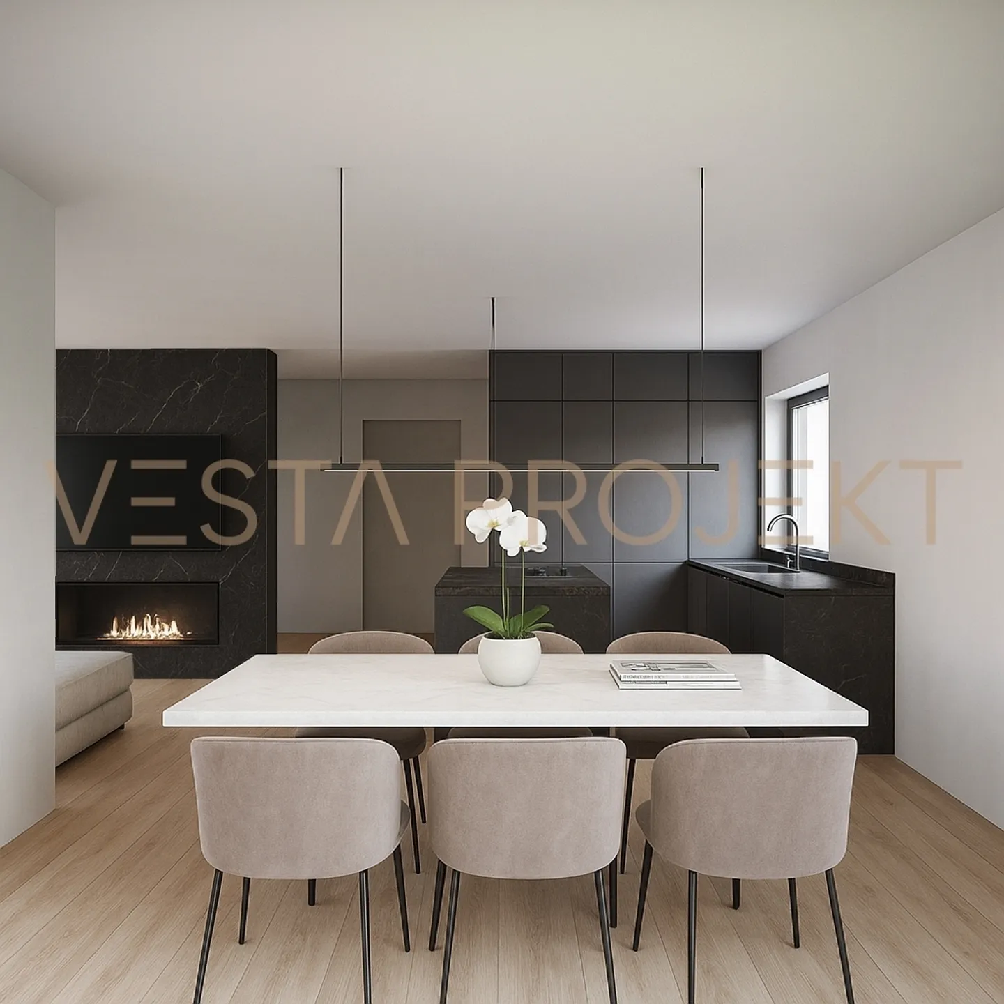 Approved construction project for two modern single-family villas with Minergie standards and panoramic view - Photo 5 of 7