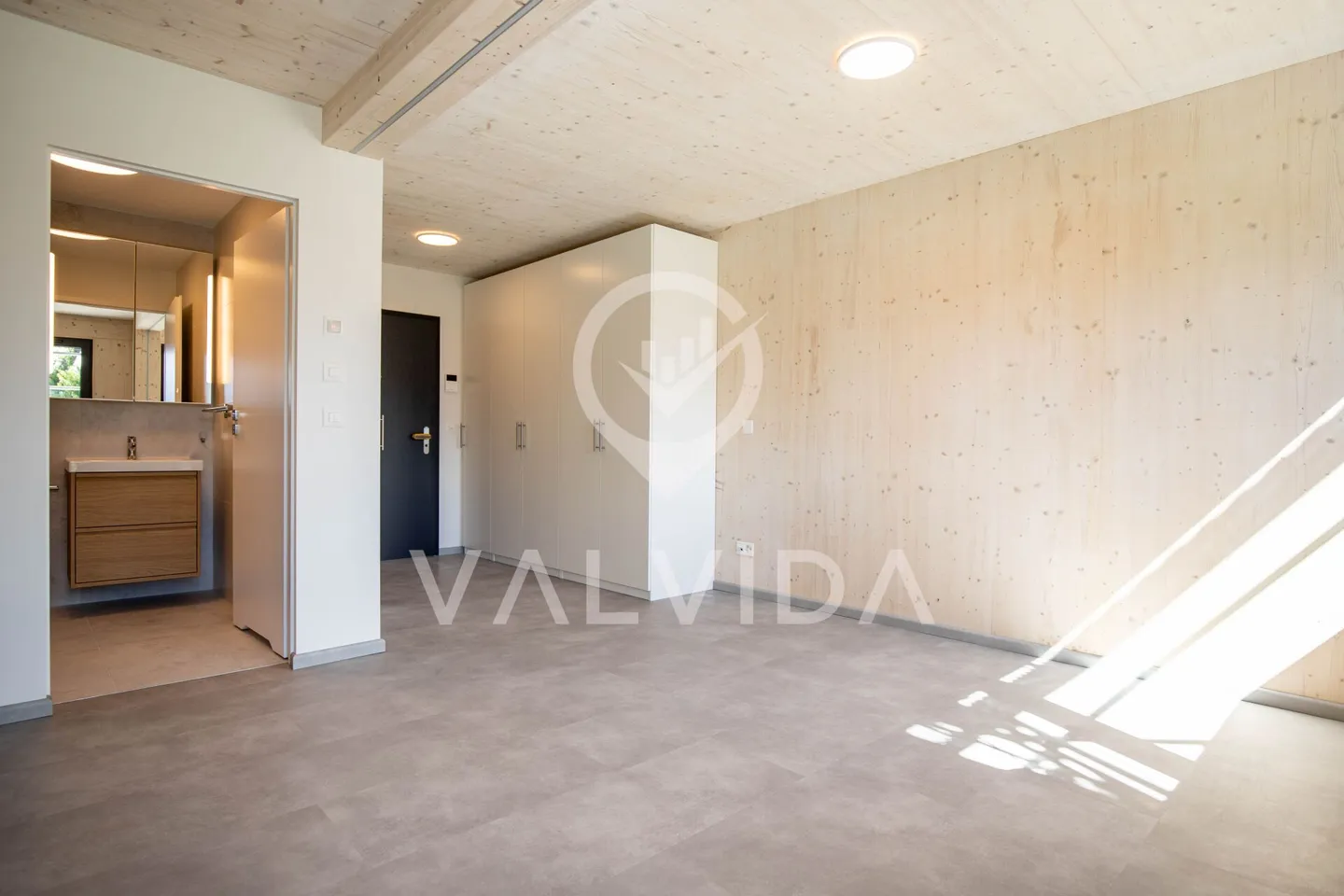 Appartement moderne de 1,5 pièce à Gampel - Première occupation avec une vue imprenable - Photo 5 sur 6