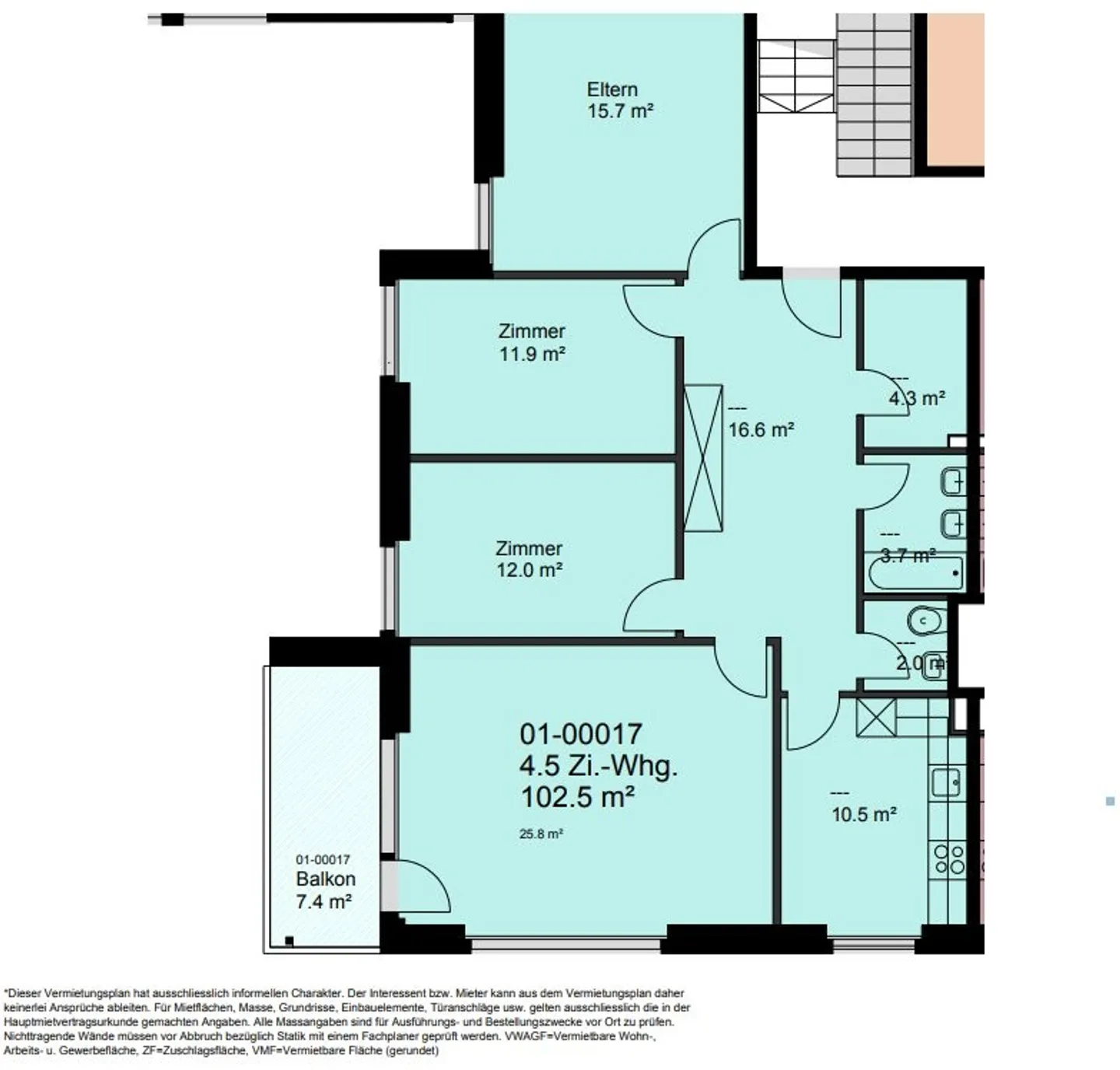 Charmante 4.5-Zimmerwohnung - Foto 10 von 10