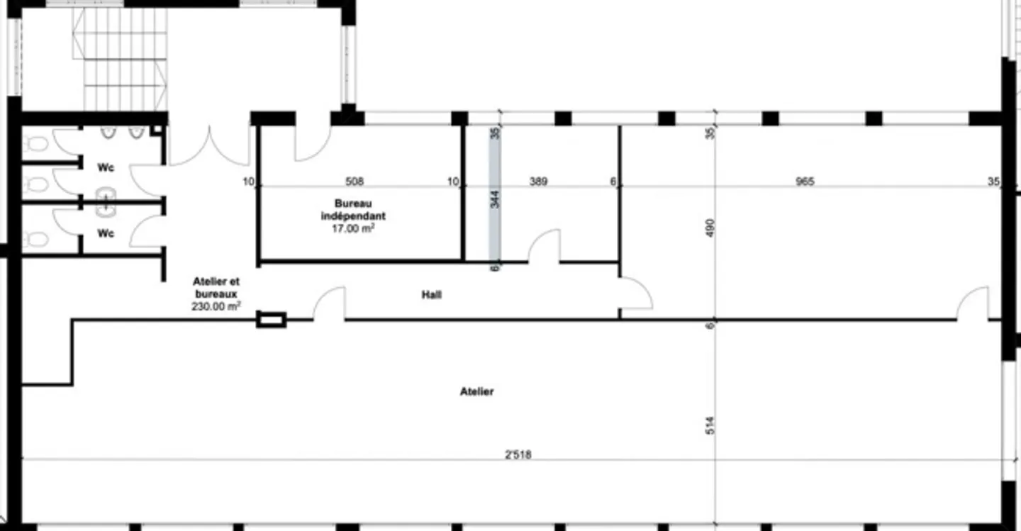 Gewerbe 3 Zimmer - Foto 5 von 8