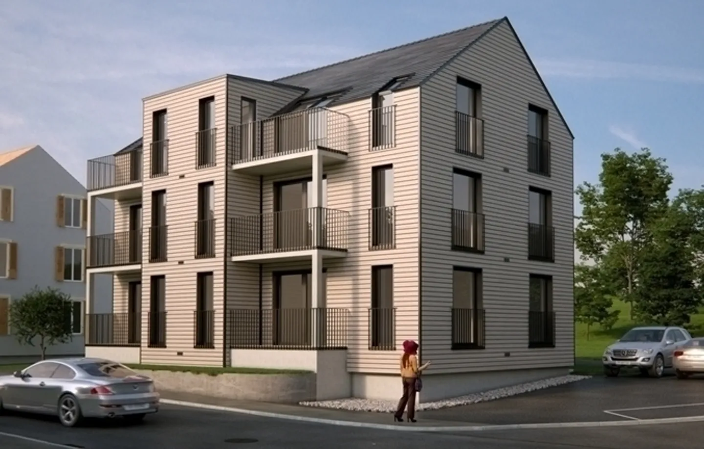 Nuovo appartamento moderno e luminoso di 3,5 stanze con balcone - Foto 1 di 7