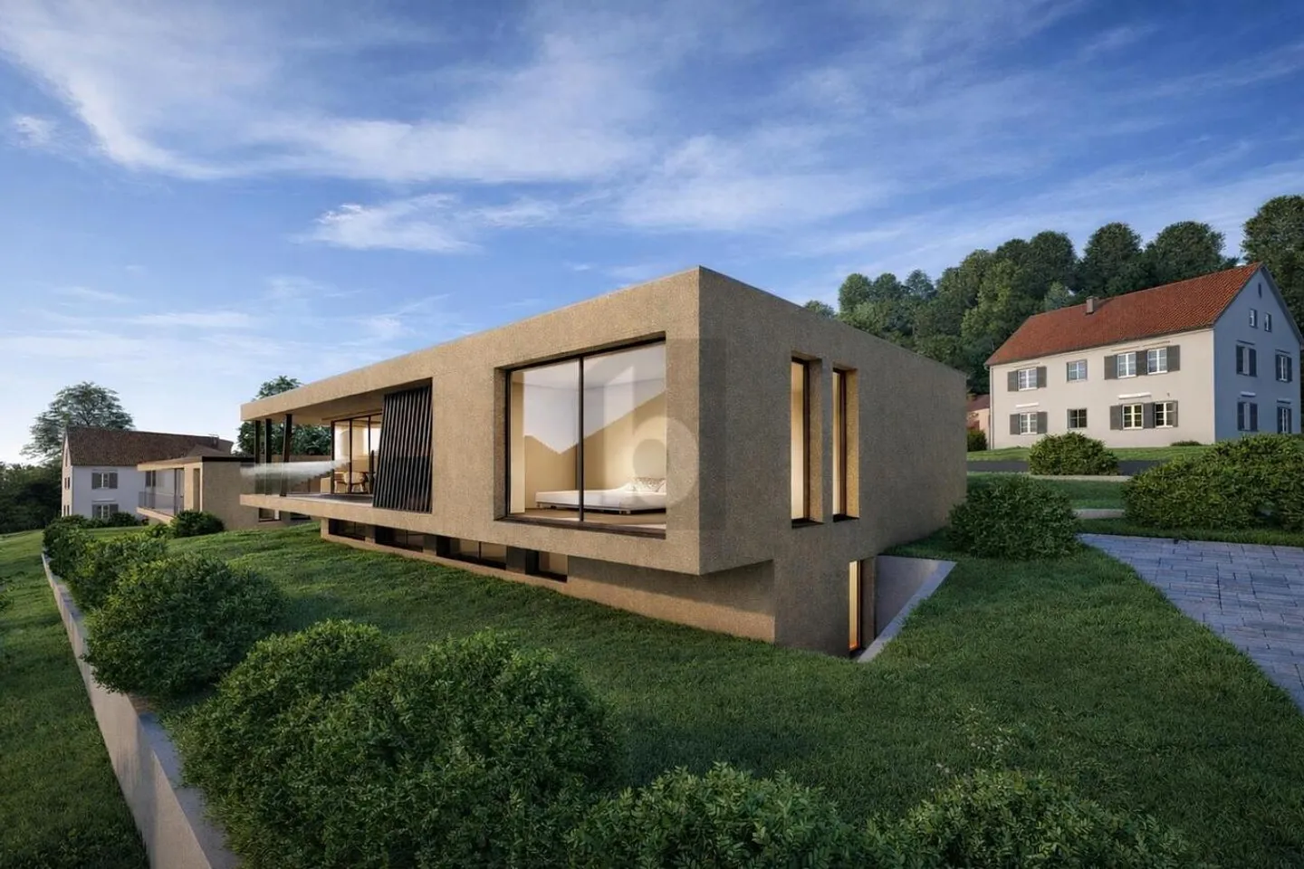 ARCHITECTURE AVEC ATRIUM & PLAN D'ETAGE FLEXIBLE - Photo 1 sur 6