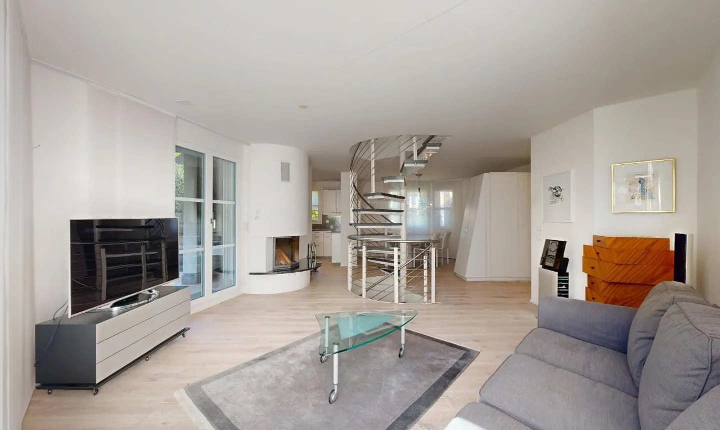Charmante Triplex-Wohnung mit Garten - Foto 5 von 11
