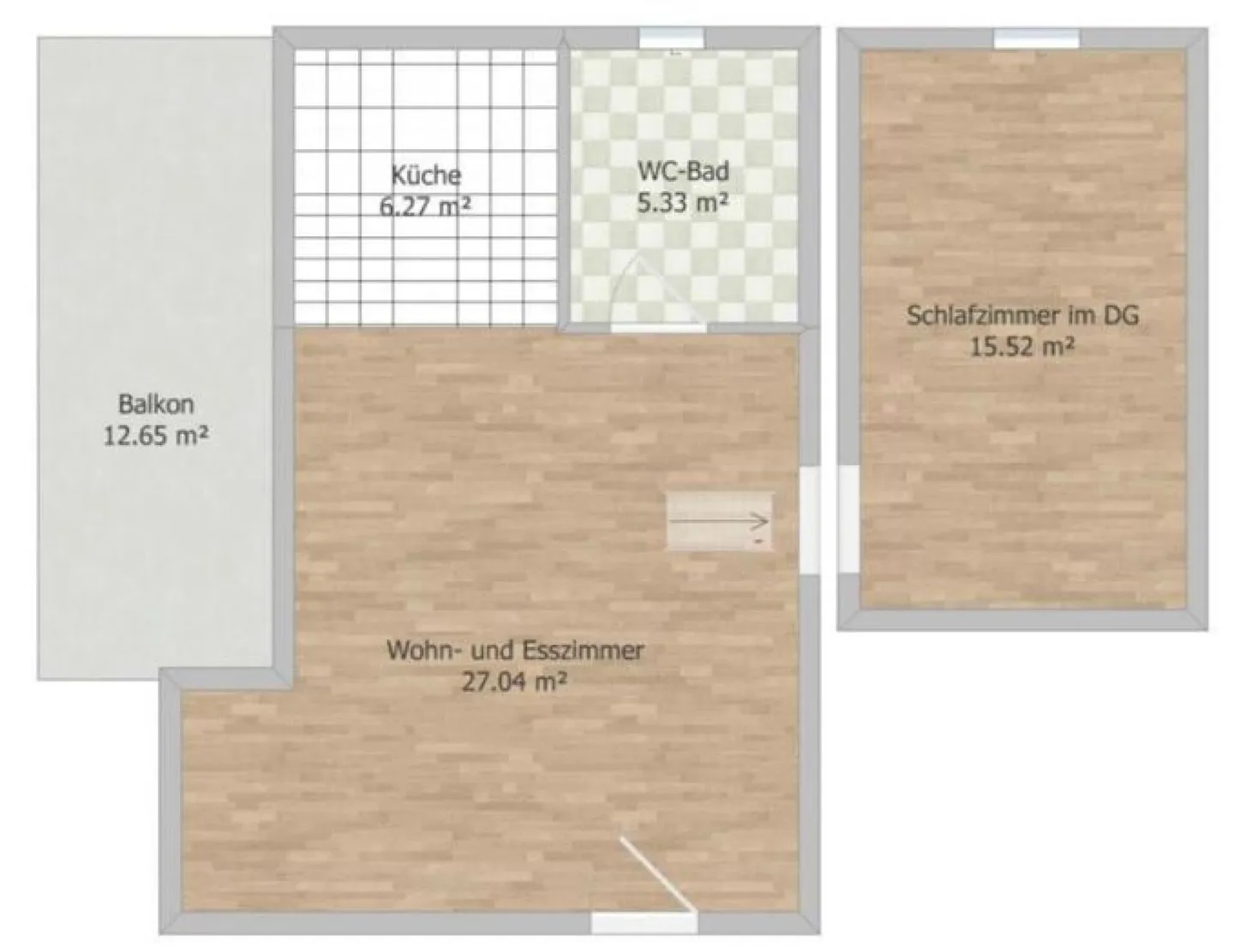 Cozy 2.5 Room Apartment! - Photo 9 of 9