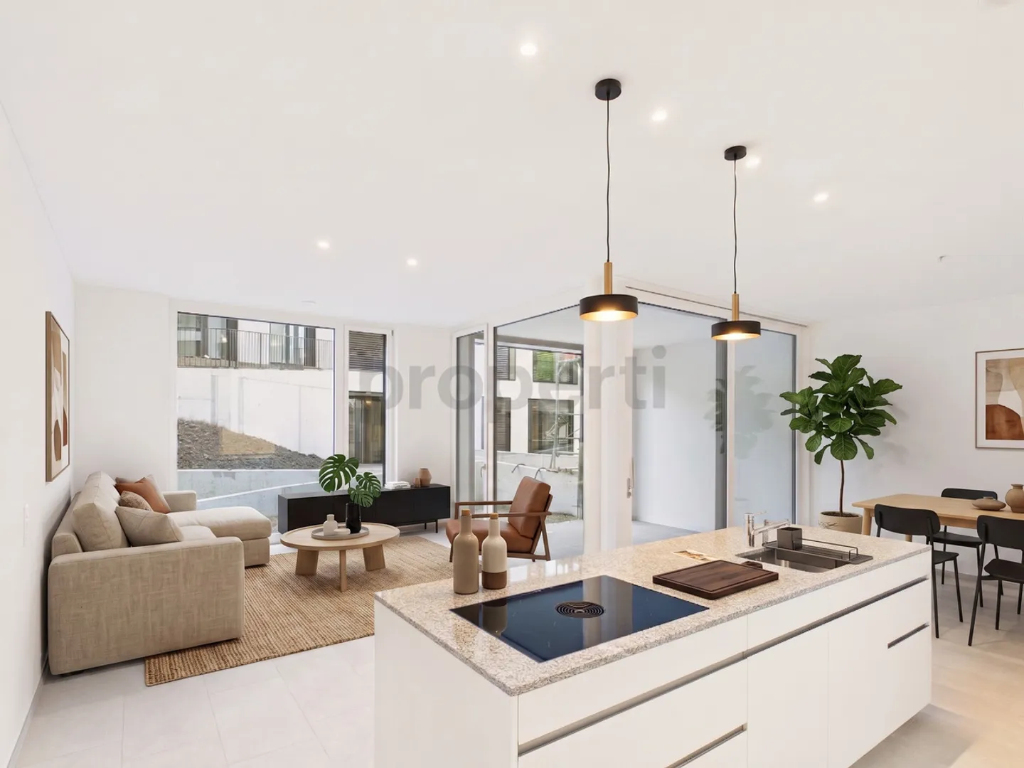 Prima occupazione; appartamento di 3,5 stanze in standard di proprietà - Foto 1 di 8