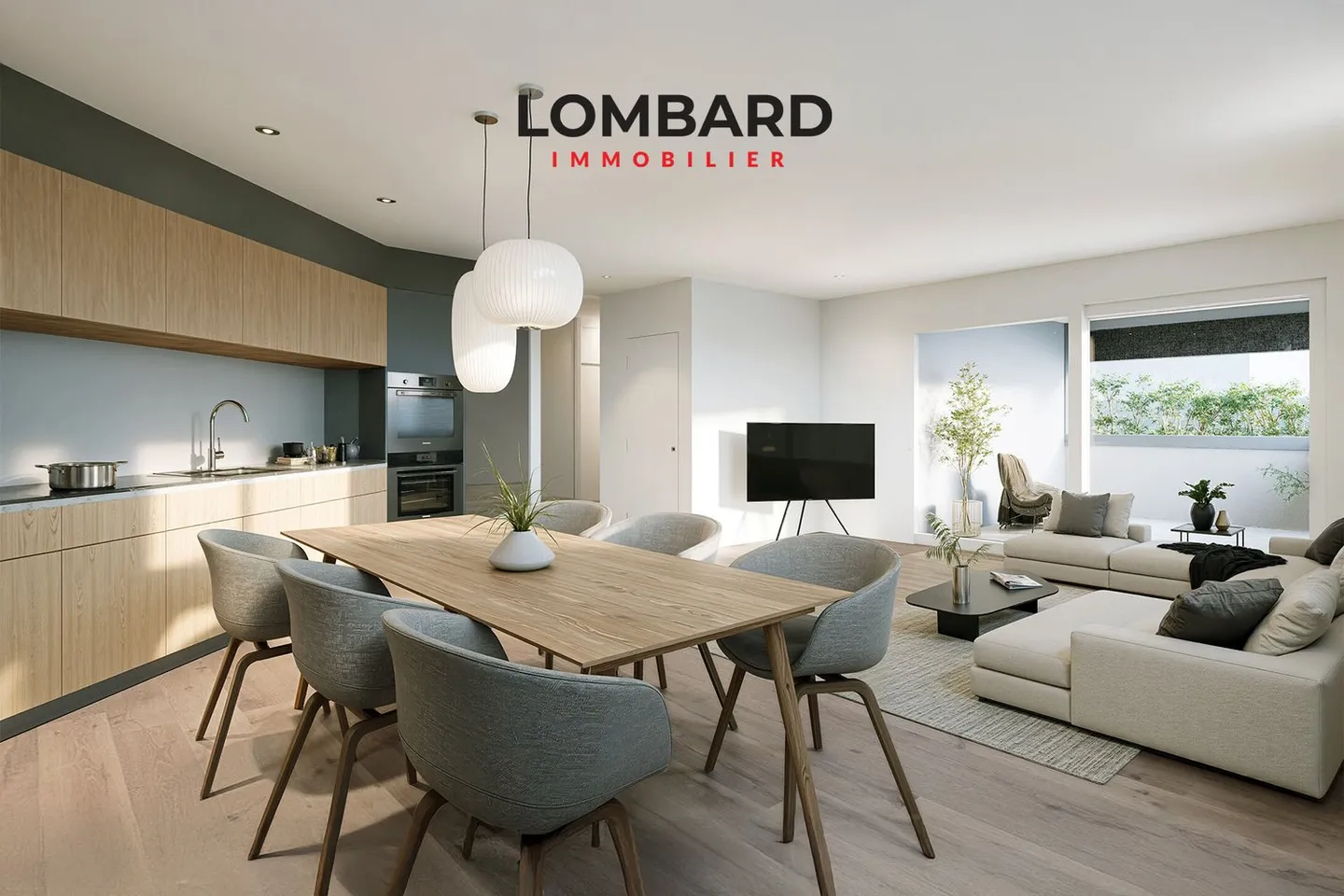 Wohnung mit 4.5 Zimmern im Erdgeschoss - Foto 3 di 6