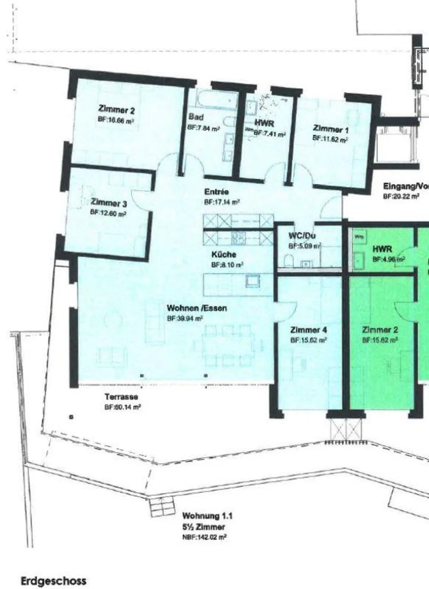 Bright 5.5-room apartment - Photo 12 of 12