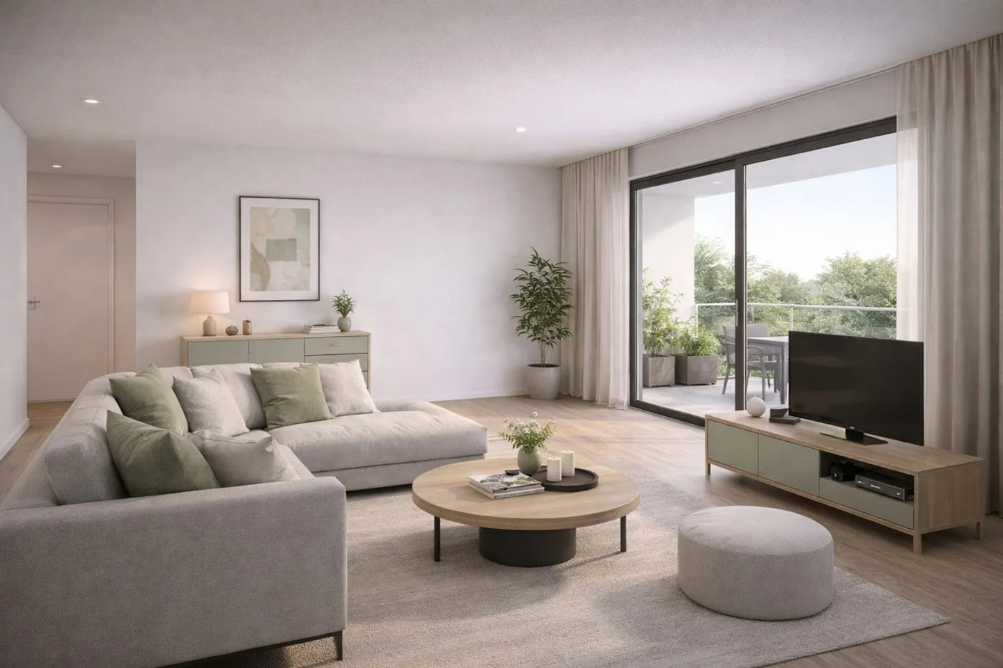 3.5-room apartment with garden opposite the Sierre Golf Club - Photo 1 of 6