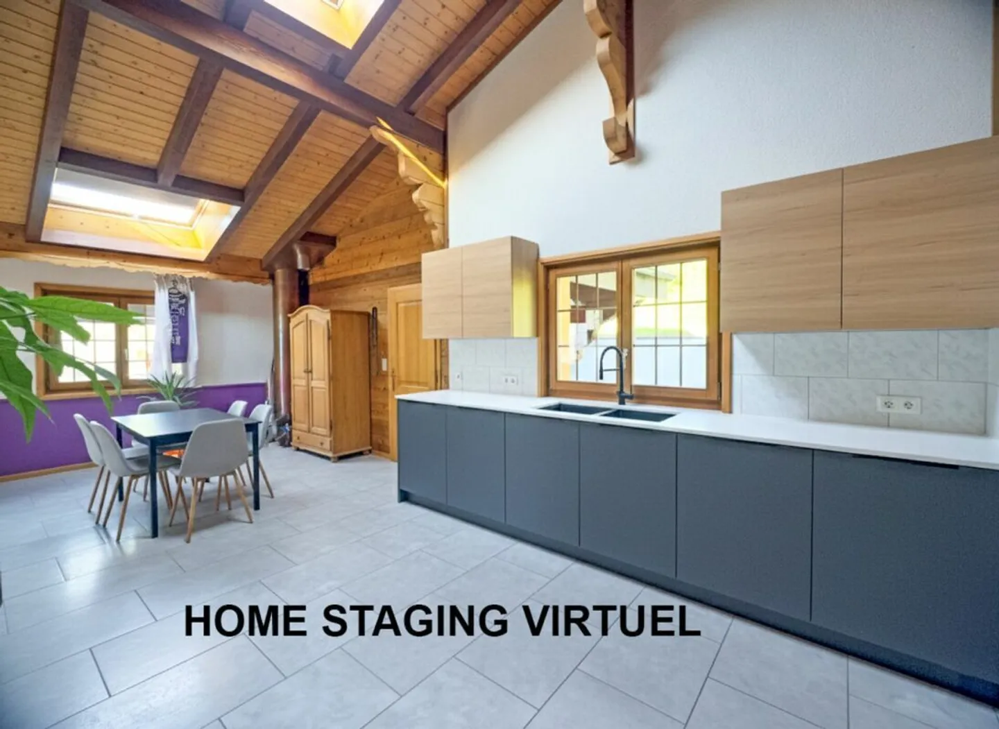 Chalet con 2 appartamenti di 3,5 stanze, affittato. - Foto 3 di 19