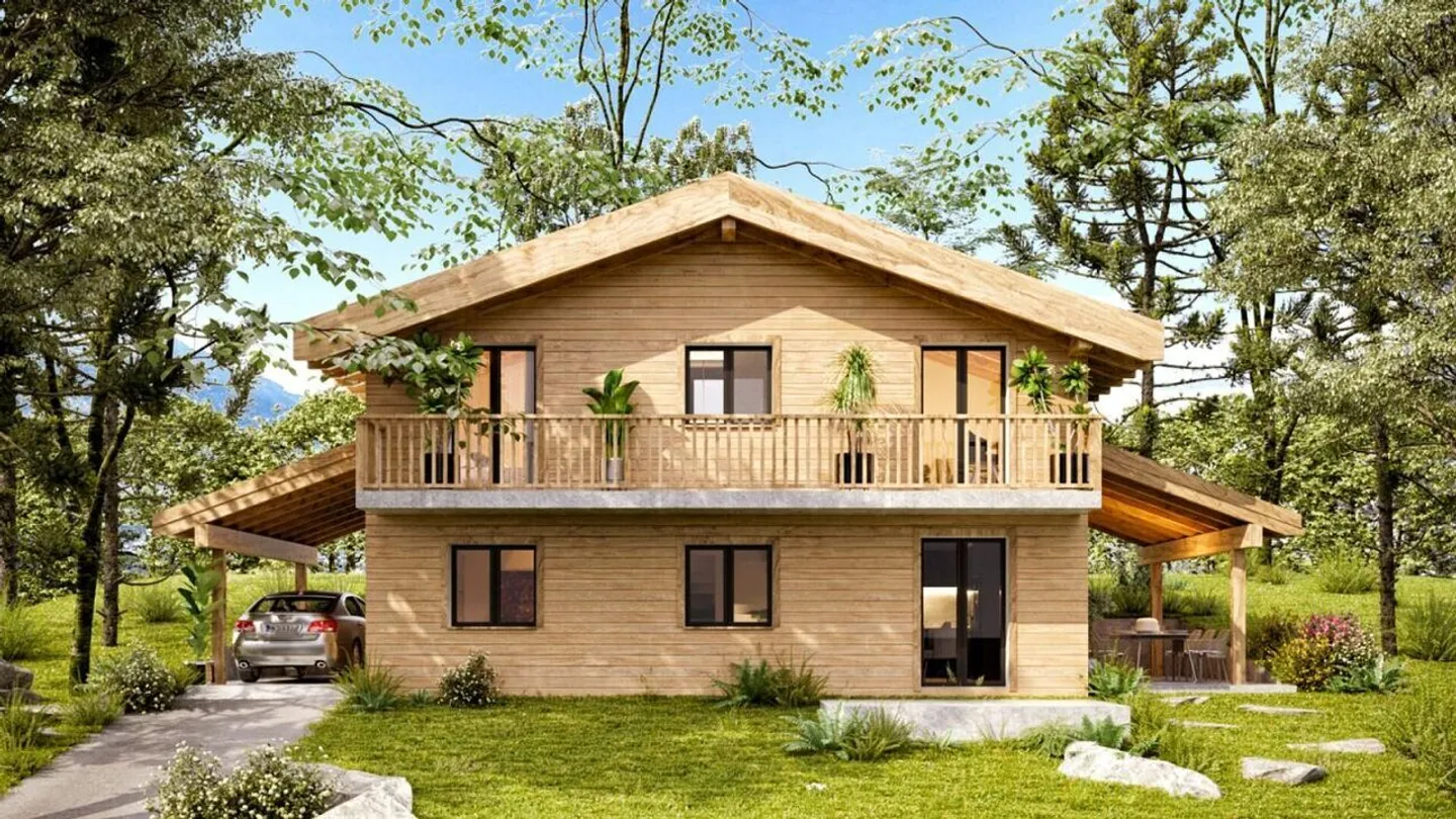 Chalet familiare individuale di 4,5 stanze. - Foto 1 di 8