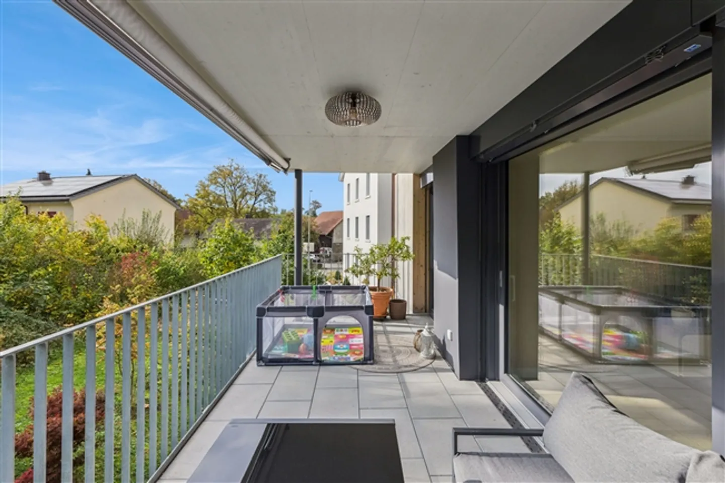 «Elegantes Wohnen im Grünen 4.5-Zimmerwohnung in Künten» - Foto 9 von 13