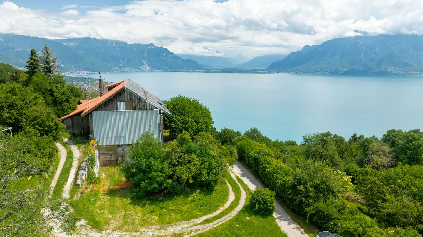 Bauernhof zu renovieren, Panoramablick auf den See - Chardonne - Foto 5 von 5