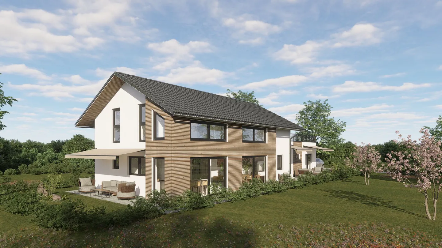 Maison individuelle exclusive avec grande terrasse, un appartement séparé et vue sur la montagne et le lac - Photo 2 sur 13