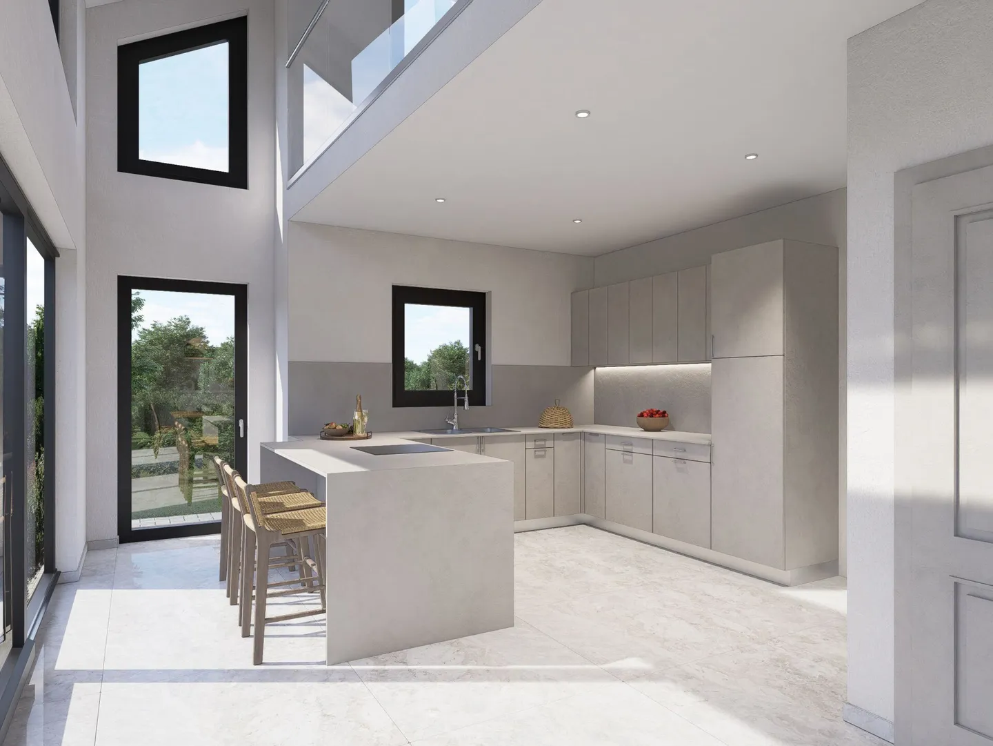 Maison individuelle exclusive avec grande terrasse, un appartement séparé et vue sur la montagne et le lac - Photo 4 sur 13