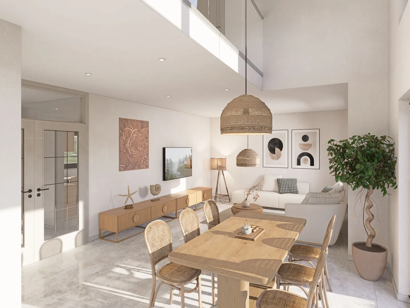 Maison individuelle exclusive avec grande terrasse, un appartement séparé et vue sur la montagne et le lac - Photo 12 sur 13