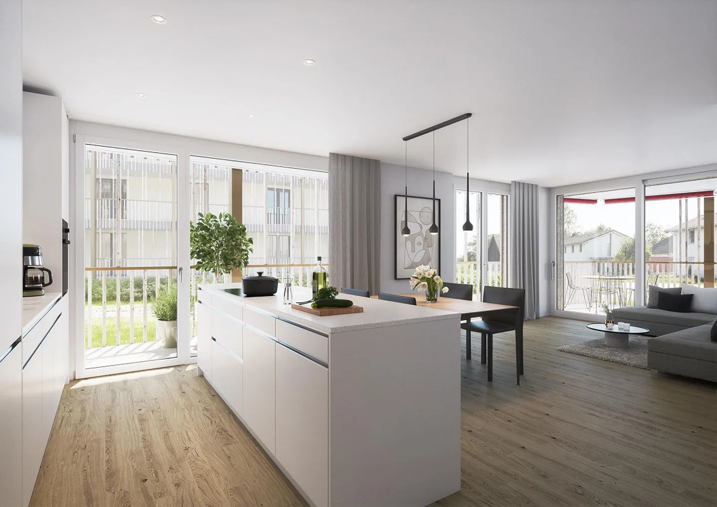 Appartement neuf attrayant au standard Minergie-P - Photo 7 sur 11