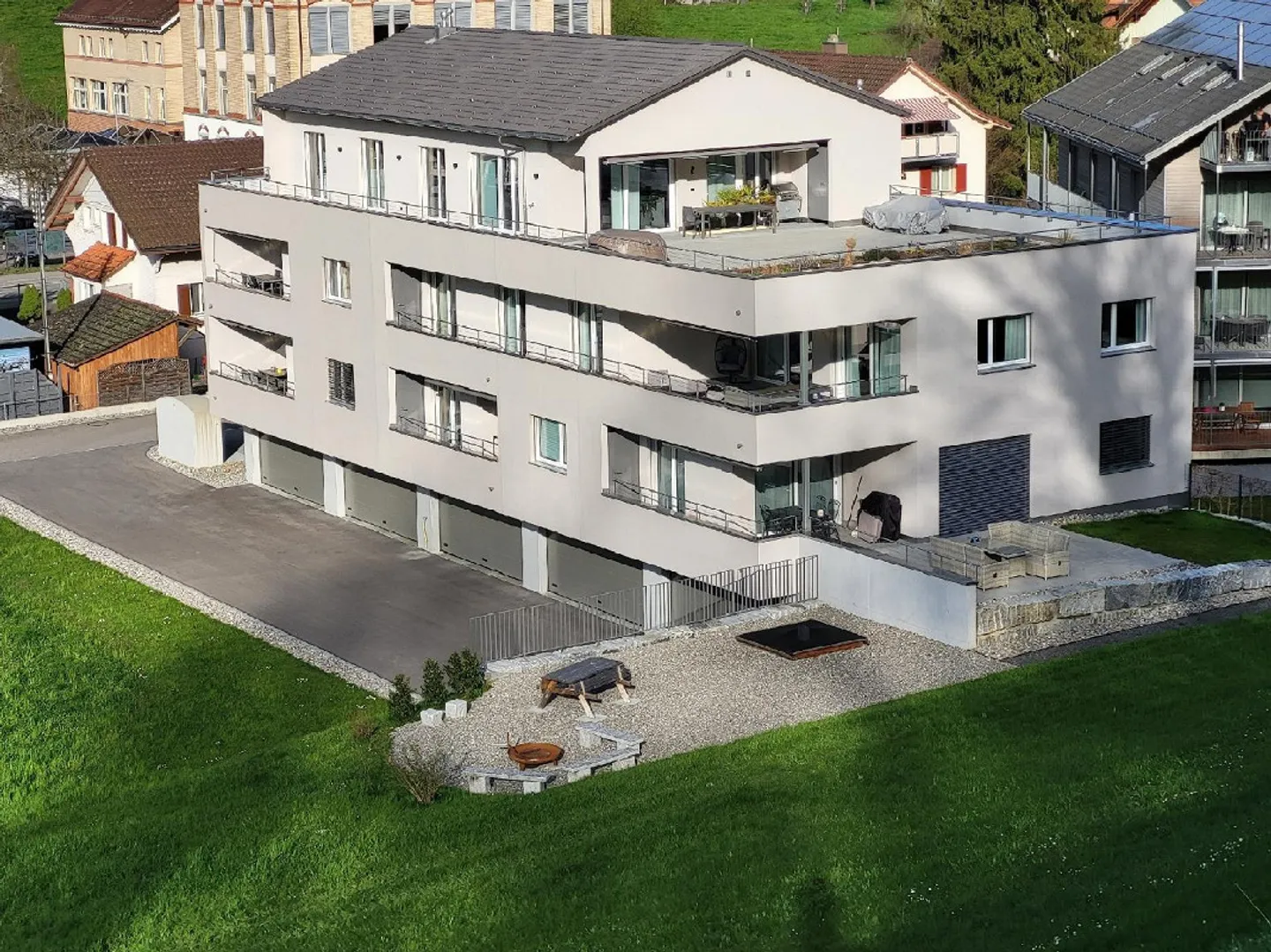 Very large 4.5 room apartment 148 m2 for rent, built in 2022 - Photo 1 of 17