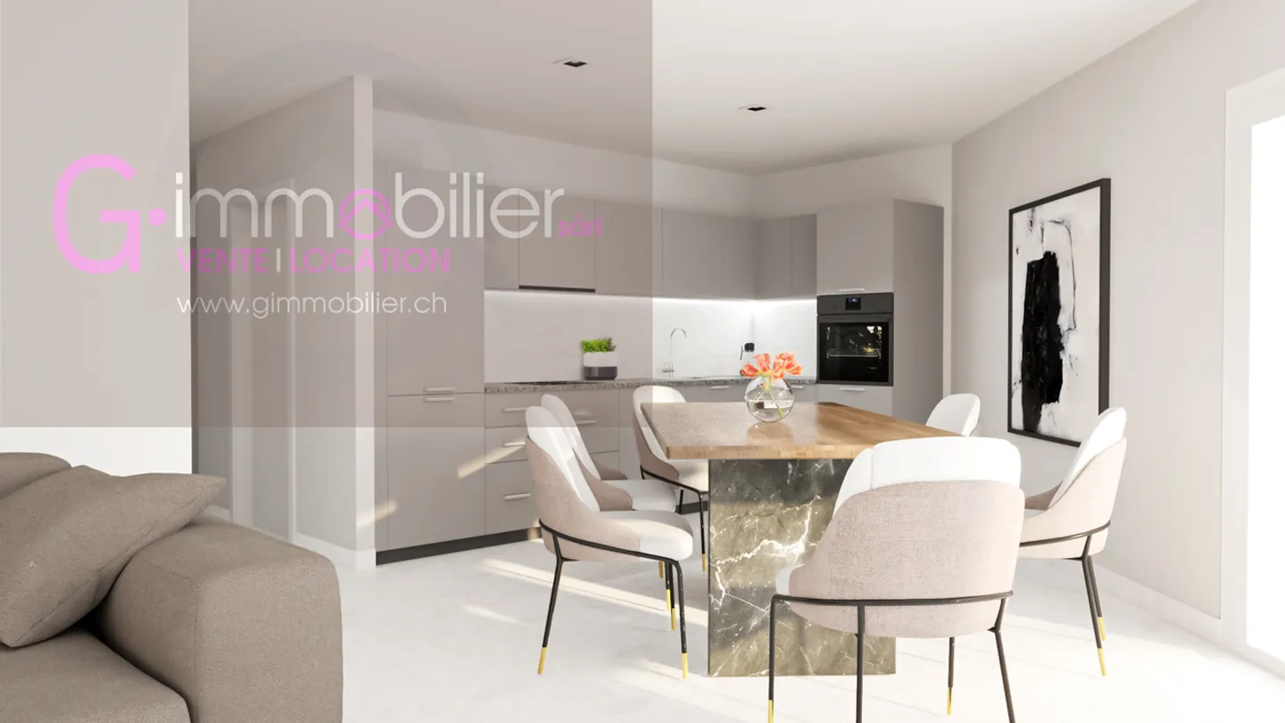 In vendita a Monthey, 3,5 locali di 104m2 al 1° piano - Foto 4 di 12